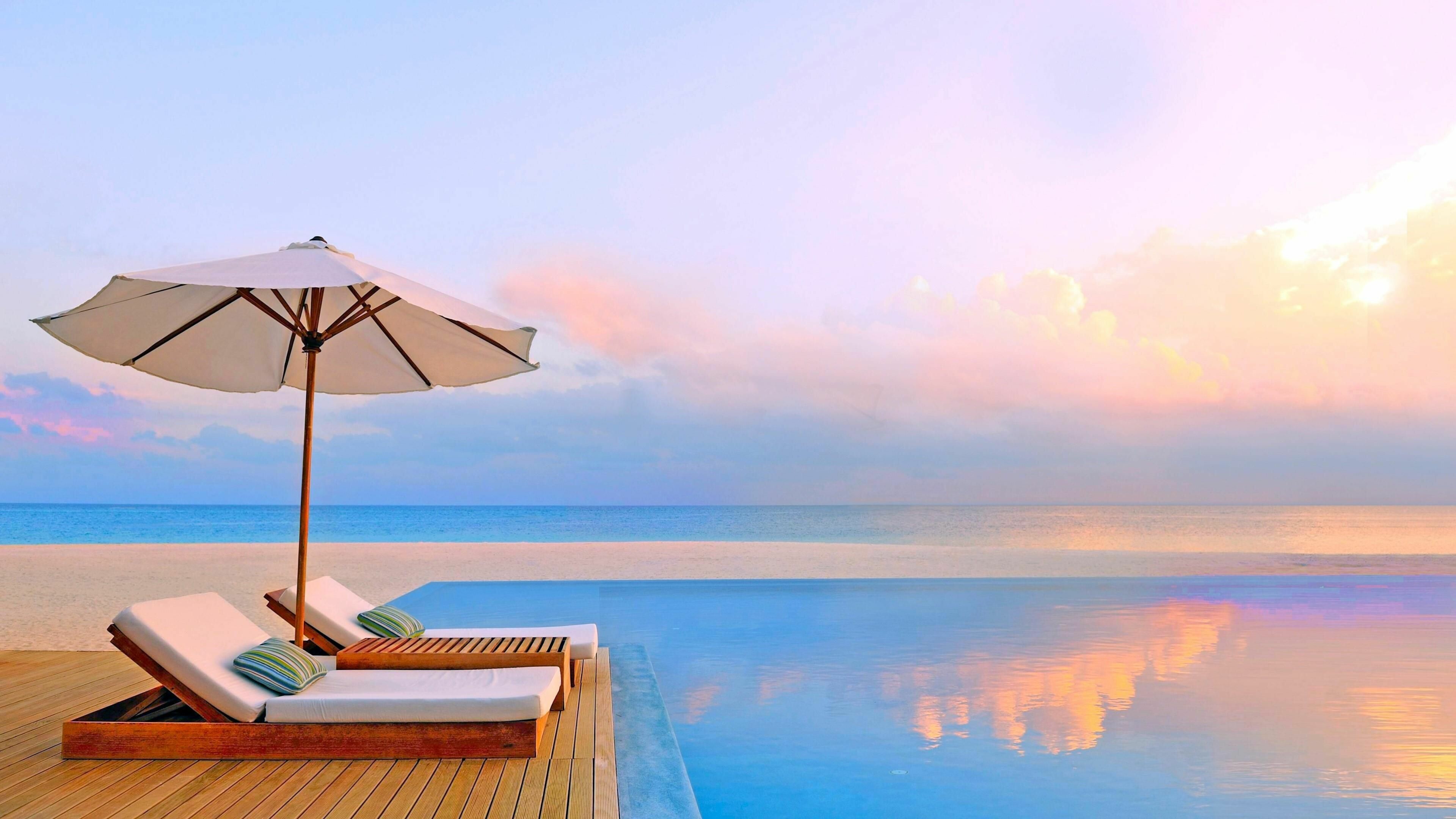 Maldives collection, Tropical travel, Beach wallpaper, Picture-perfect, 3840x2160 4K Desktop