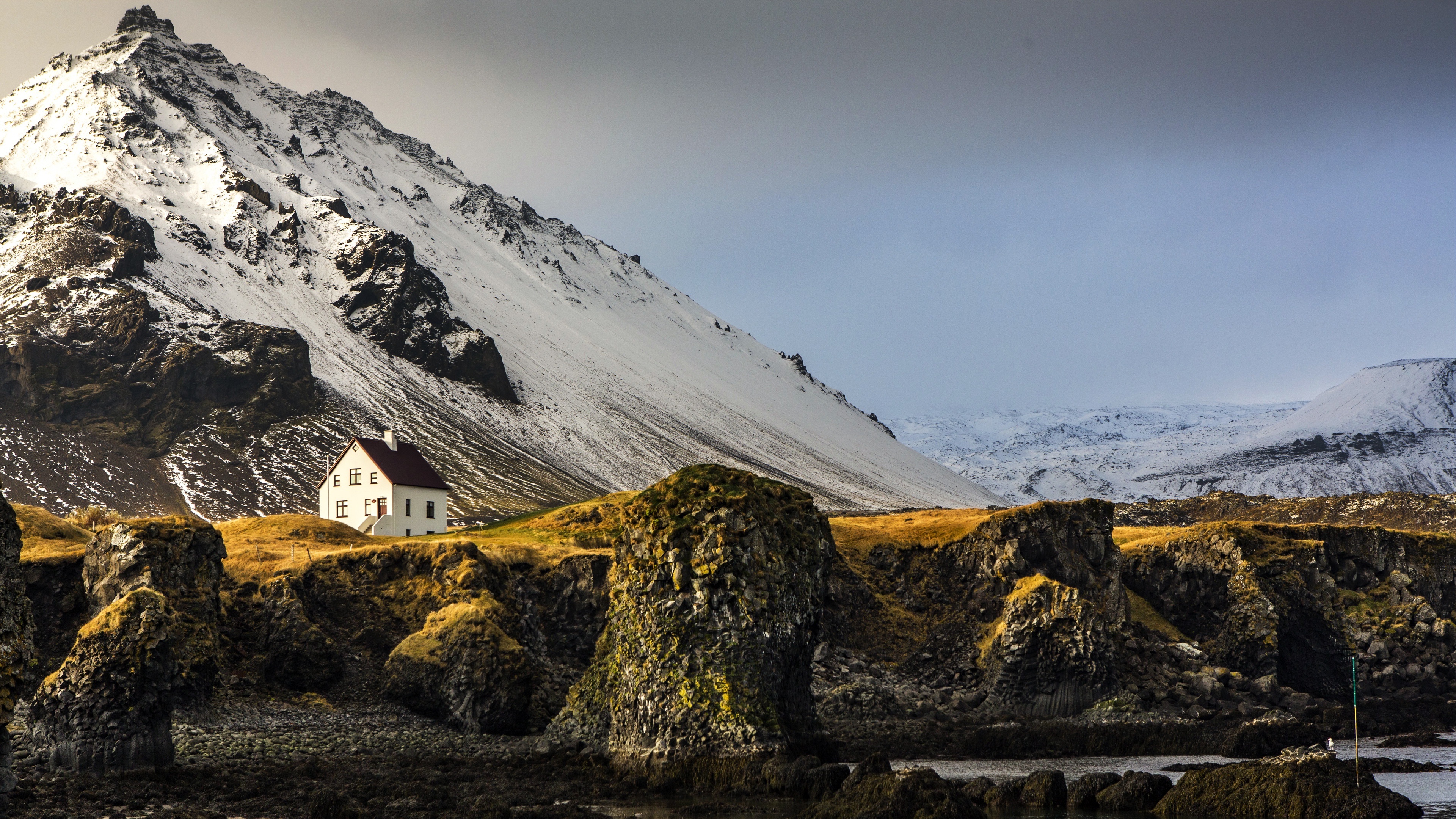 Iceland Mountain Scene, 4K Wallpaper, Tranquil Beauty, Breathtaking Views, 3840x2160 4K Desktop