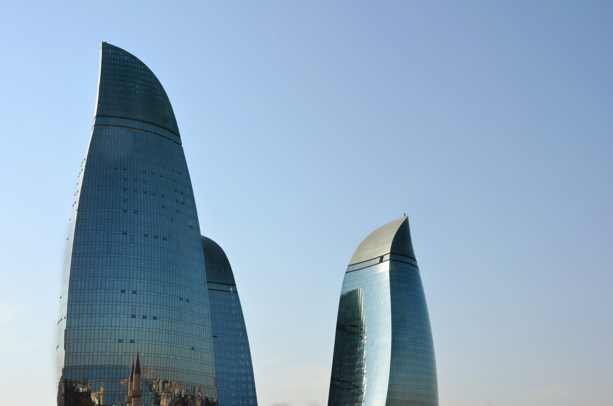 Azerbaijan: Flame Towers, A group of three skyscrapers in Baku. 2050x1360 HD Wallpaper.