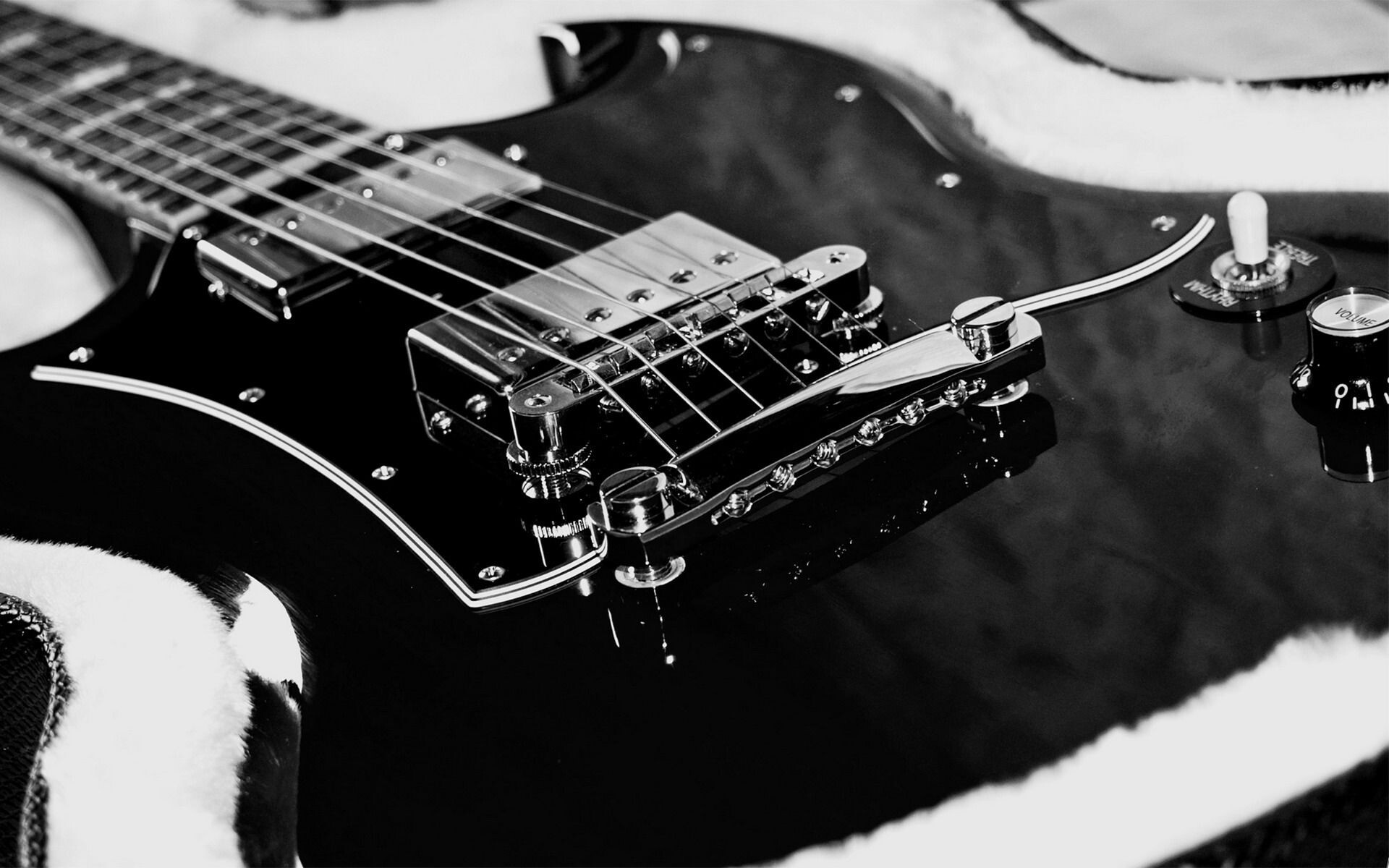 Gibson Guitar: SG Standard Ebony, made from high-quality wood. 1920x1200 HD Wallpaper.
