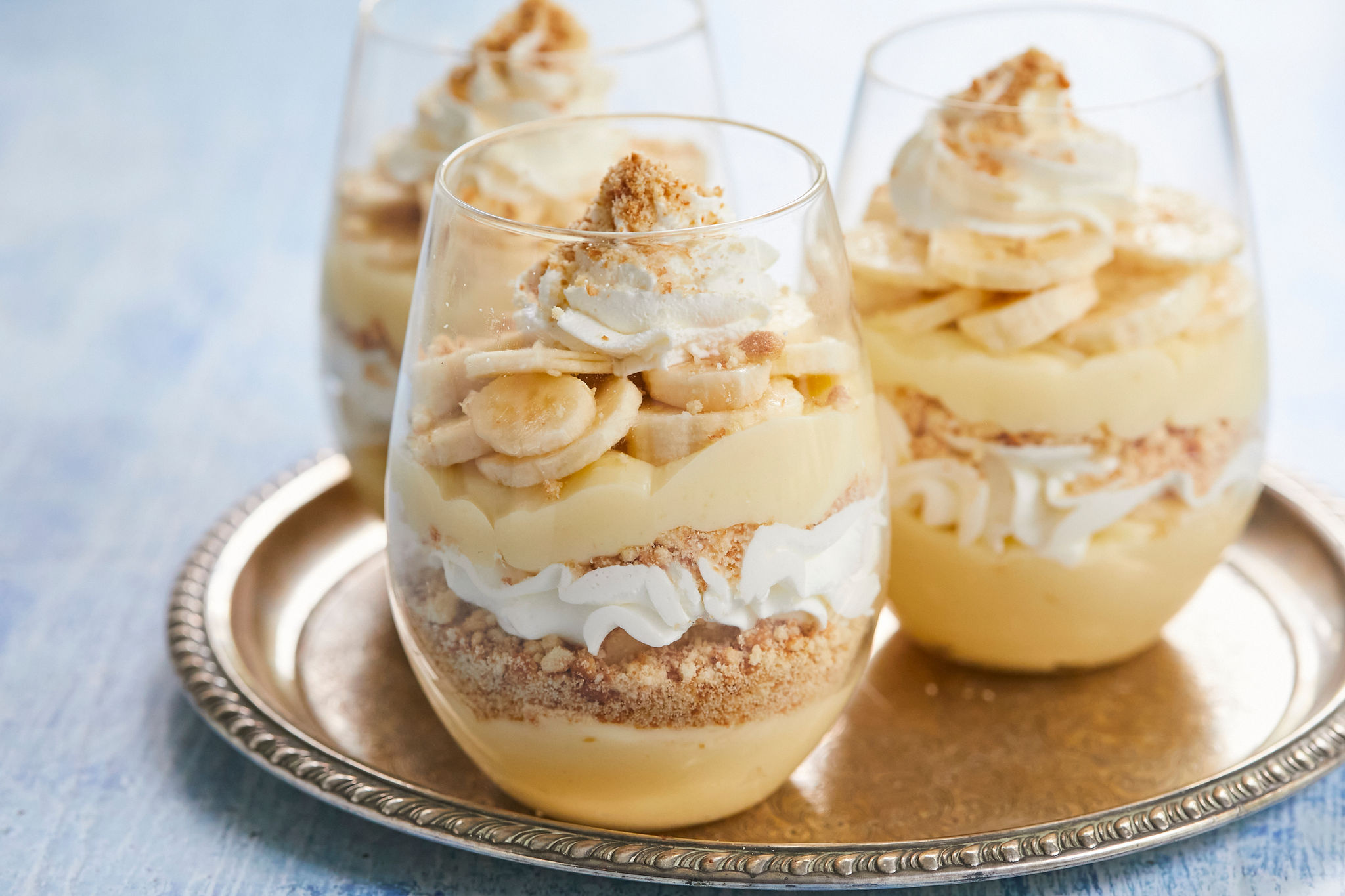 Smooth and velvety banana pudding, Creamy and rich, Irresistible dessert, Gooey and delicious, 2050x1370 HD Desktop