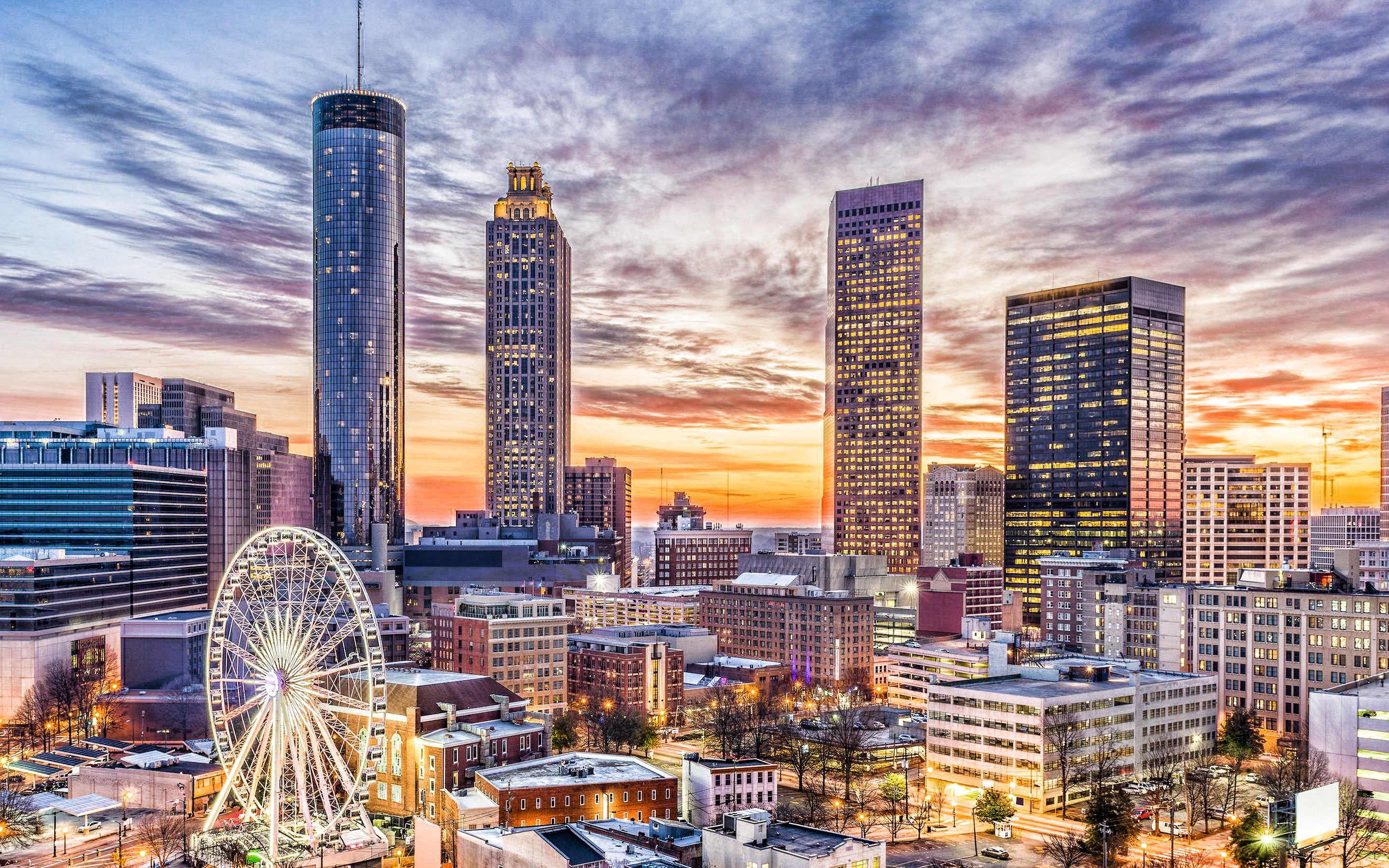 Atlanta, Travels, Westin Peachtree Plaza Hotel, 2880x1800 HD Desktop
