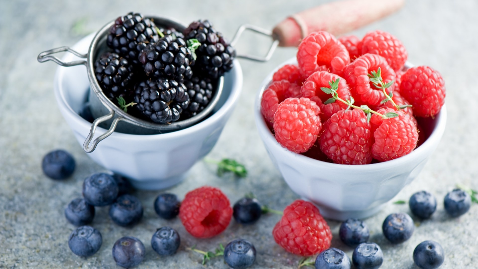 Blackberry, Berry forest, Fresh berries, Vibrant colors, 1920x1080 Full HD Desktop