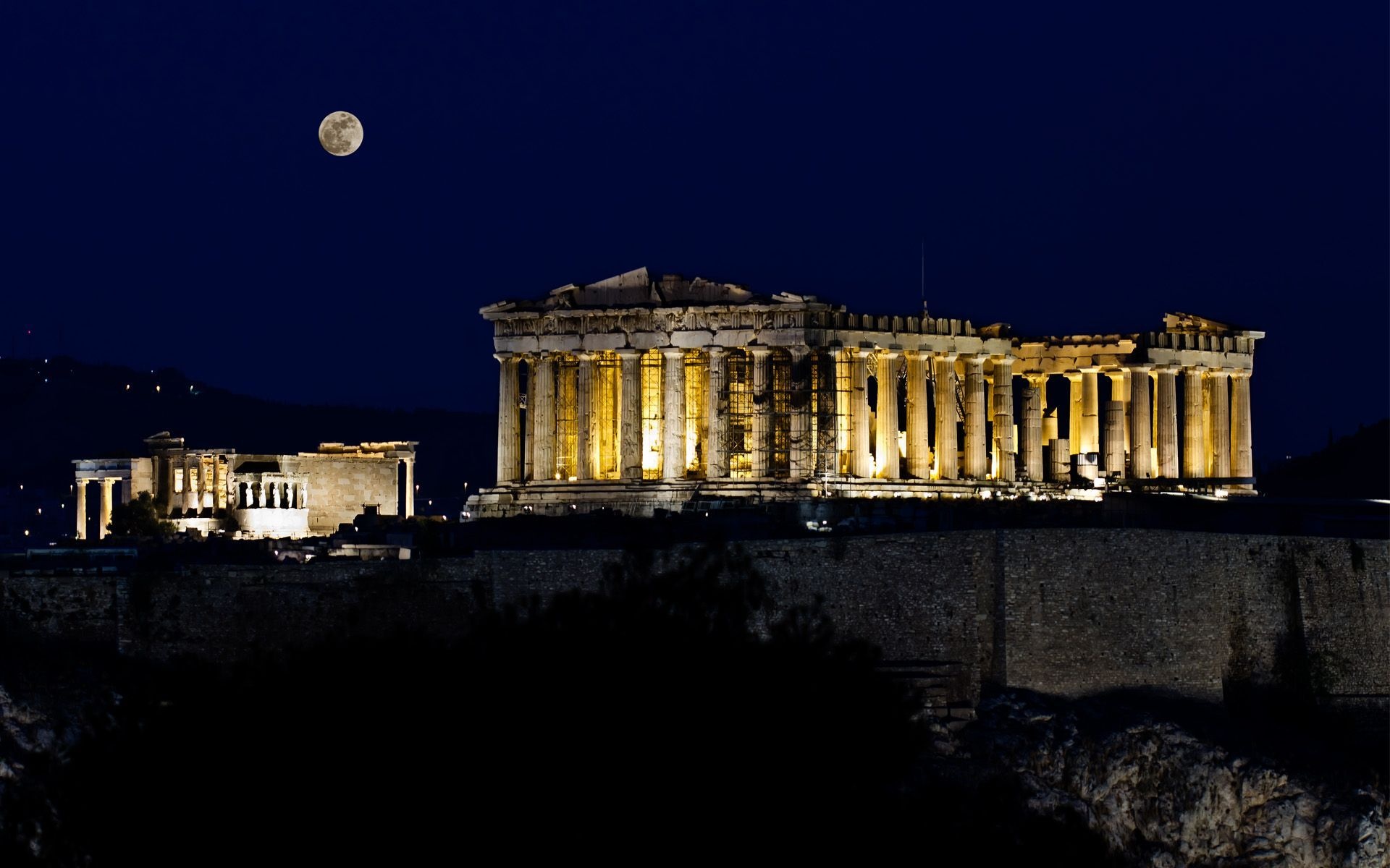 Acropolis, Beautiful backgrounds, Greek history, Ancient ruins, 1920x1200 HD Desktop