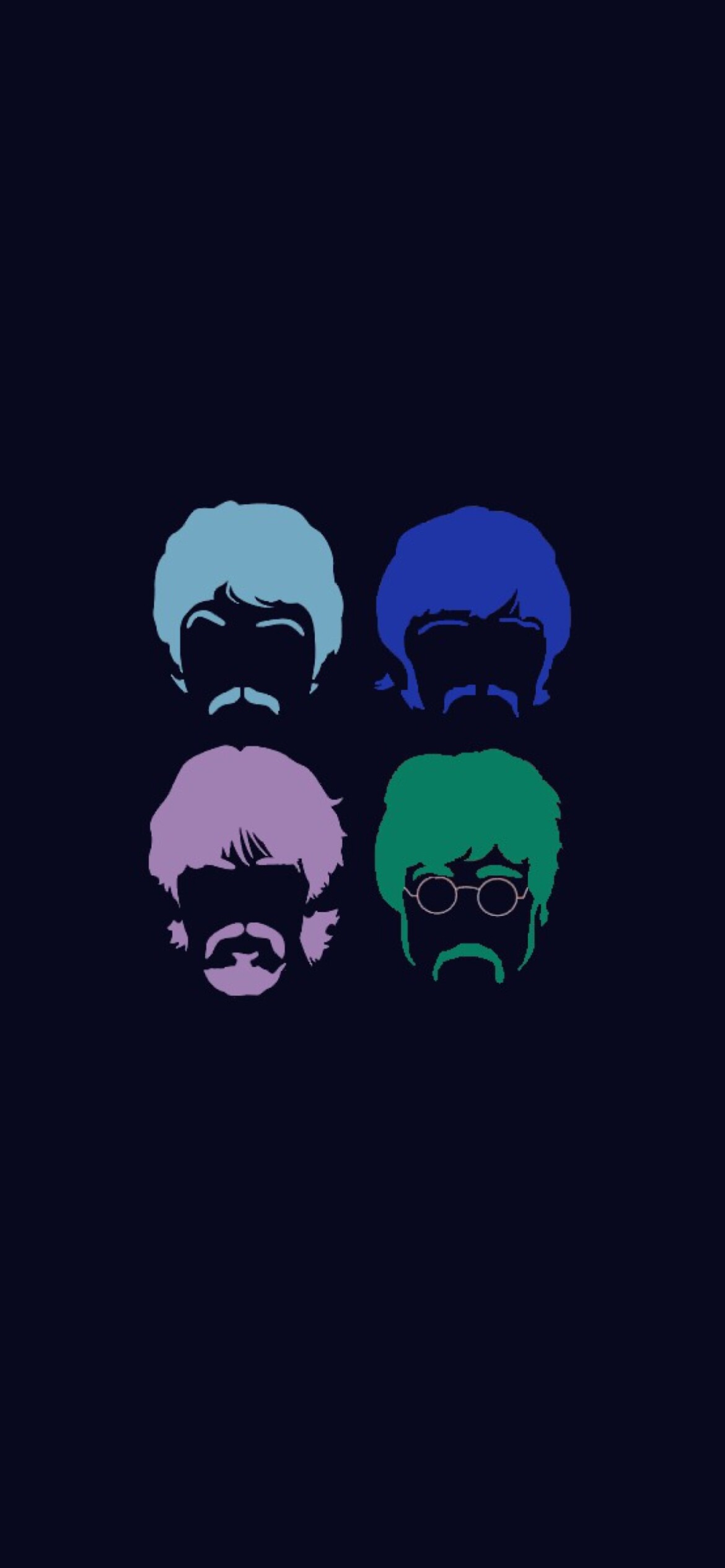 The Beatles: The band acquired the nickname "the Fab Four". 1170x2540 HD Background.