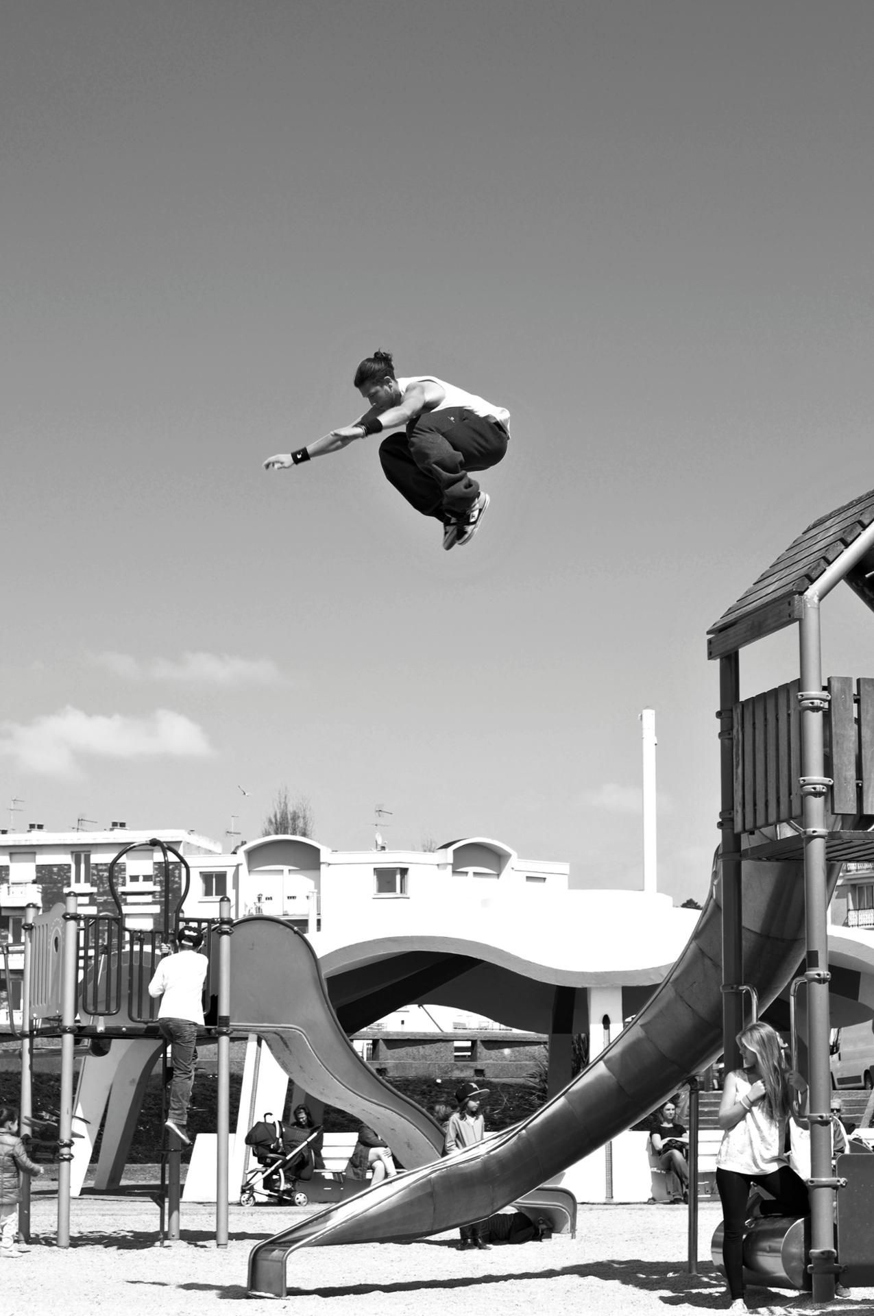 Parkour: Yamakasi, Founded by David Belle in 1997, First official traceurs in modern history. 1280x1920 HD Wallpaper.