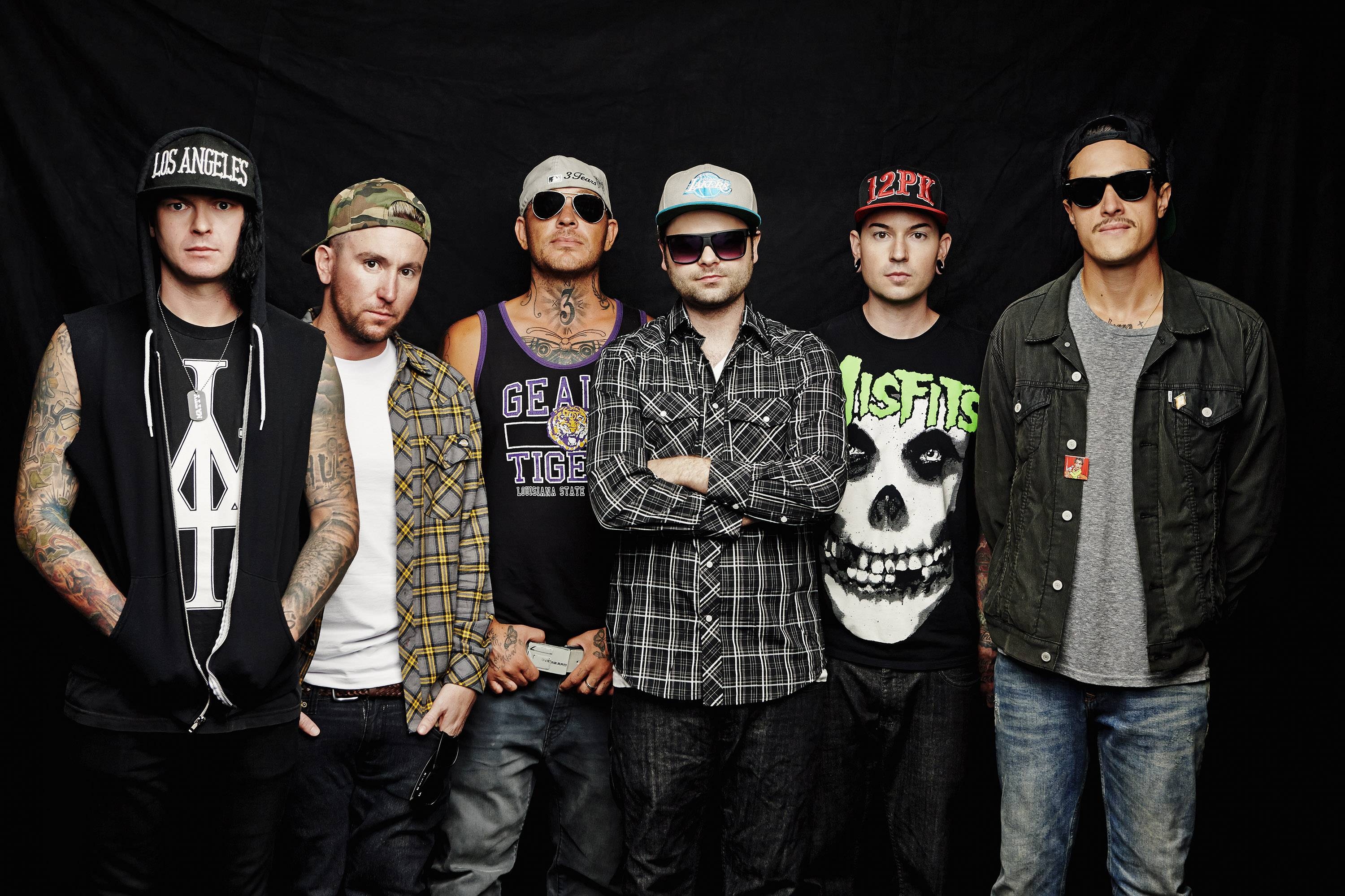 Hollywood Undead, Band's official wallpaper, Red and black aesthetic, Fan-favorite backdrop, 3000x2000 HD Desktop
