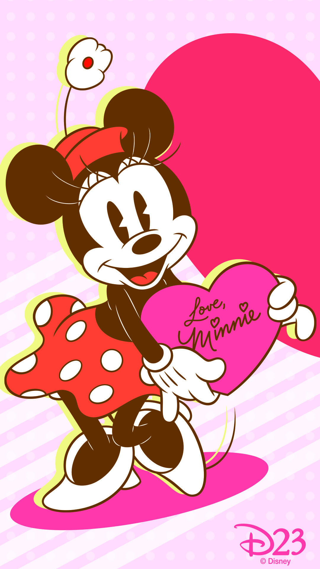 Minnie Mouse, Disney couples, Phone backgrounds, Classic theme, 1080x1920 Full HD Phone
