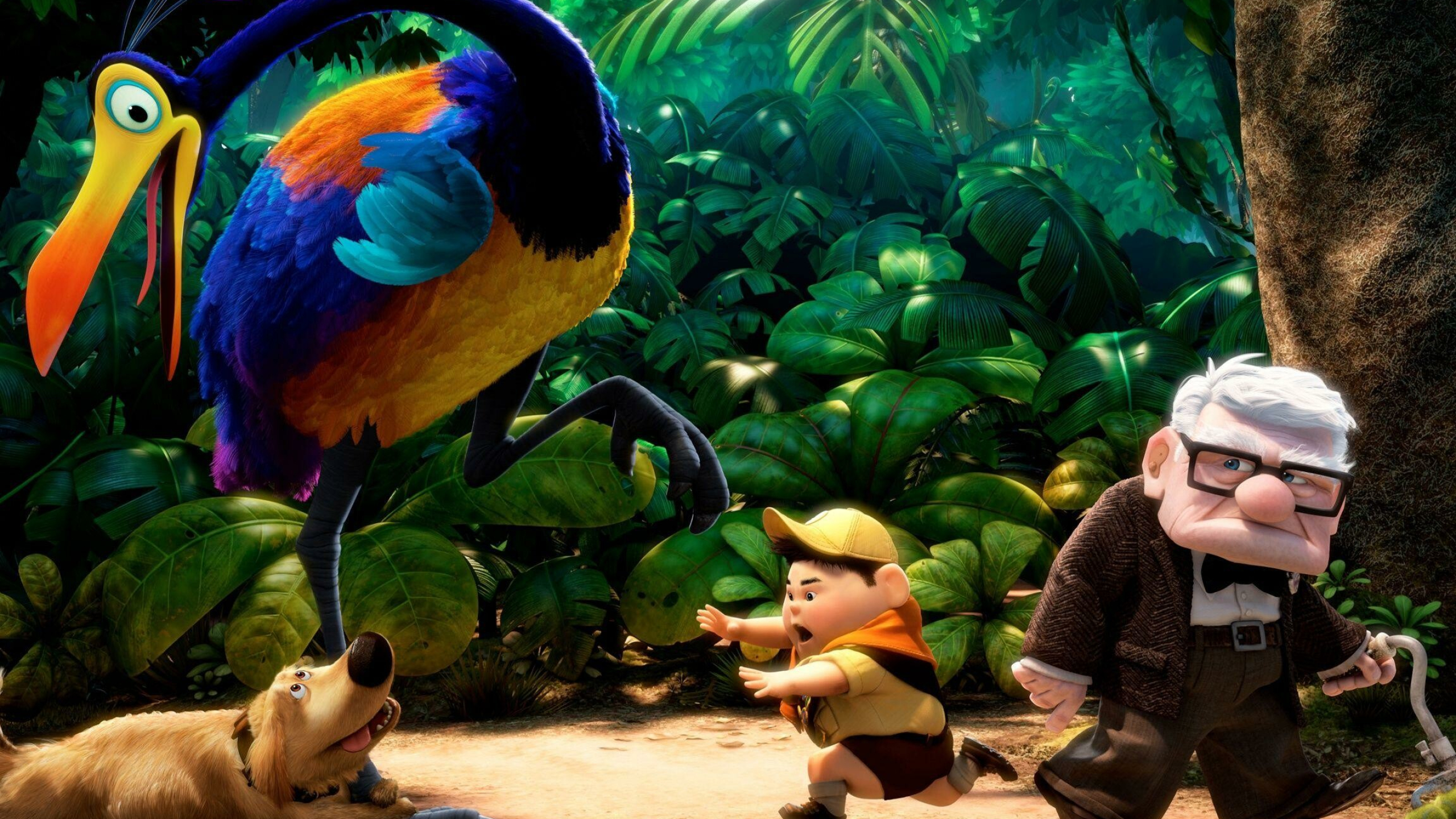 Up (Cartoon): Animated film, Debuted at the 62nd Cannes Film Festival on May 13, 2009. 2560x1440 HD Wallpaper.
