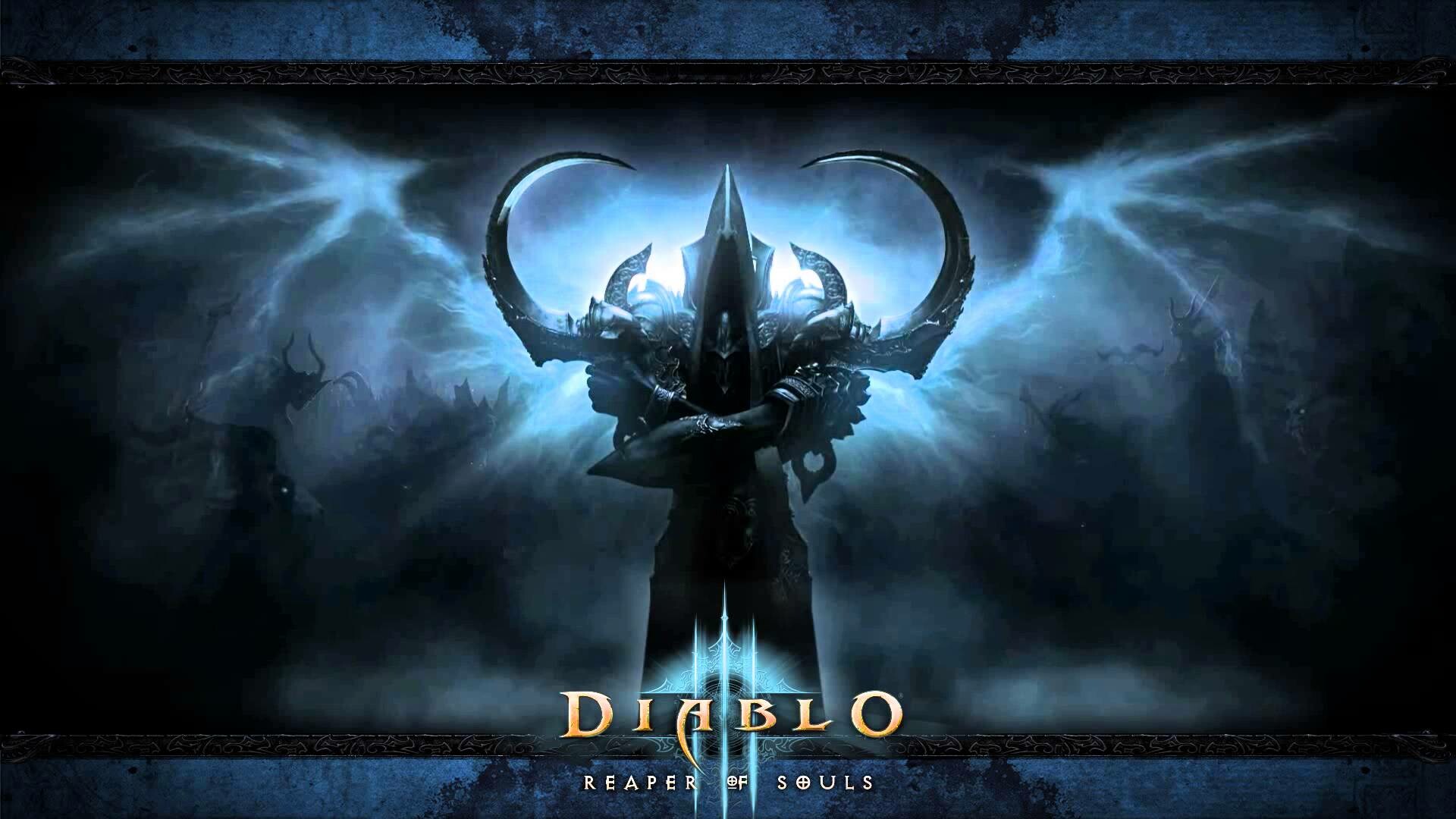 Diablo: The game starts when the player's character arrives in Tristram, Several of the remaining townsfolk assist the player such as Deckard Cain the Elder. 1920x1080 Full HD Background.