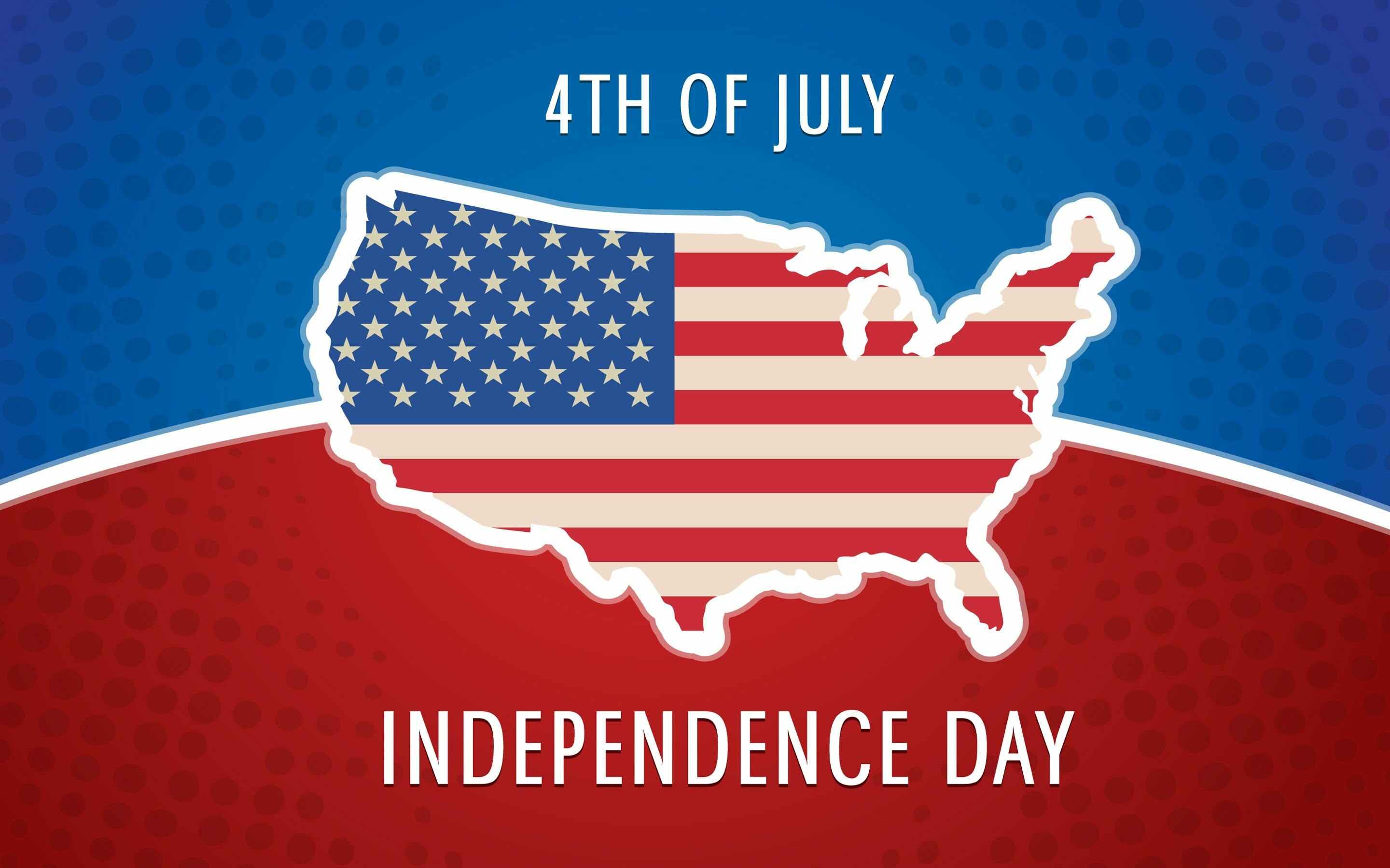 Independence Day (USA): Annual holiday, Declaration of Independence on July 4, 1776. 2880x1800 HD Background.