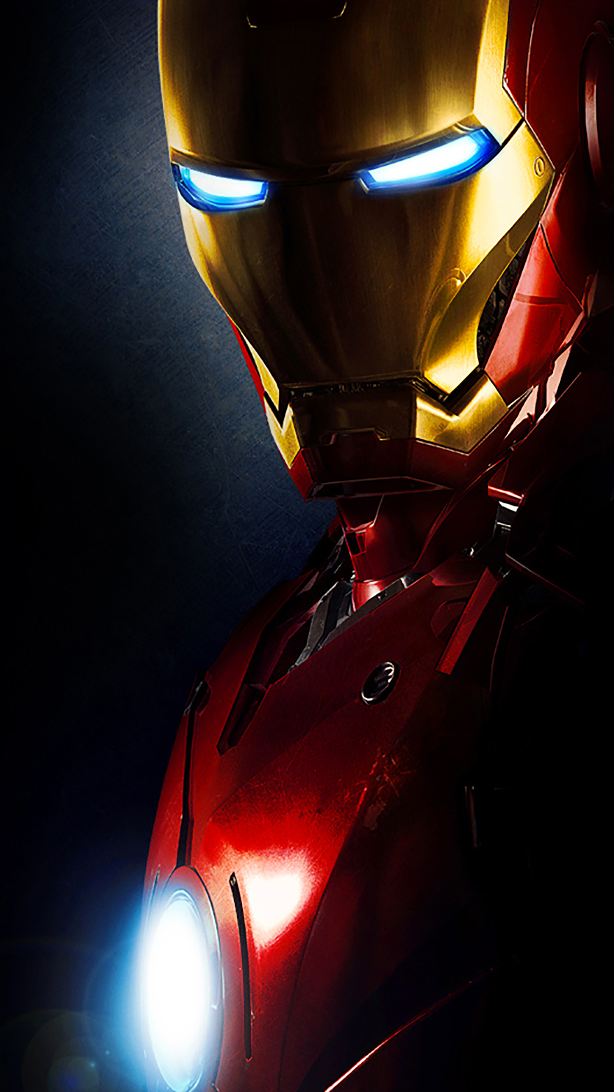 Iron Man Suit, Futuristic wallpaper, Superhero fan art, Mobile customization, 1250x2210 HD Handy