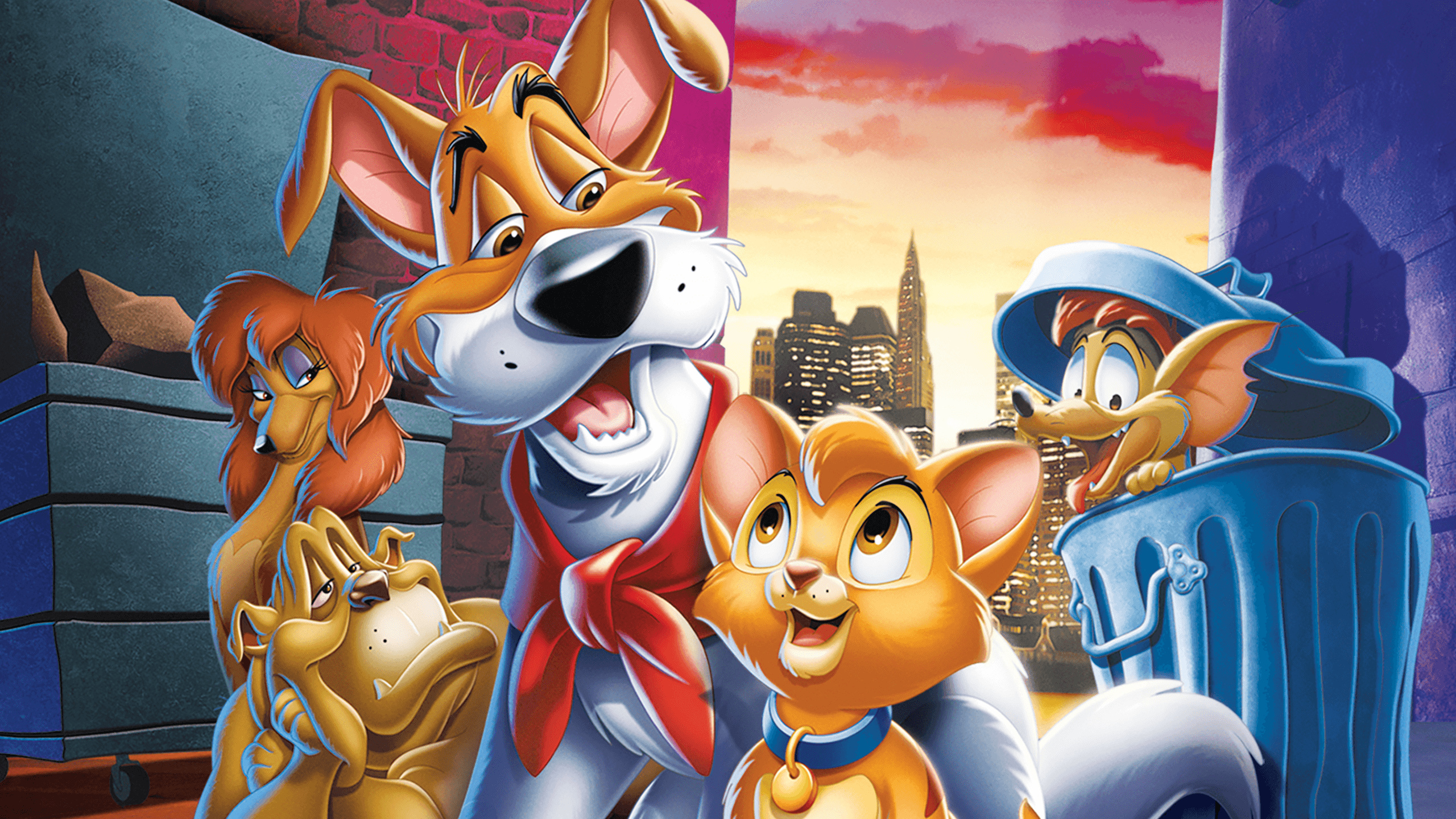 Oliver and Company, Movies anywhere, Classic animation, Timeless entertainment, 2560x1440 HD Desktop