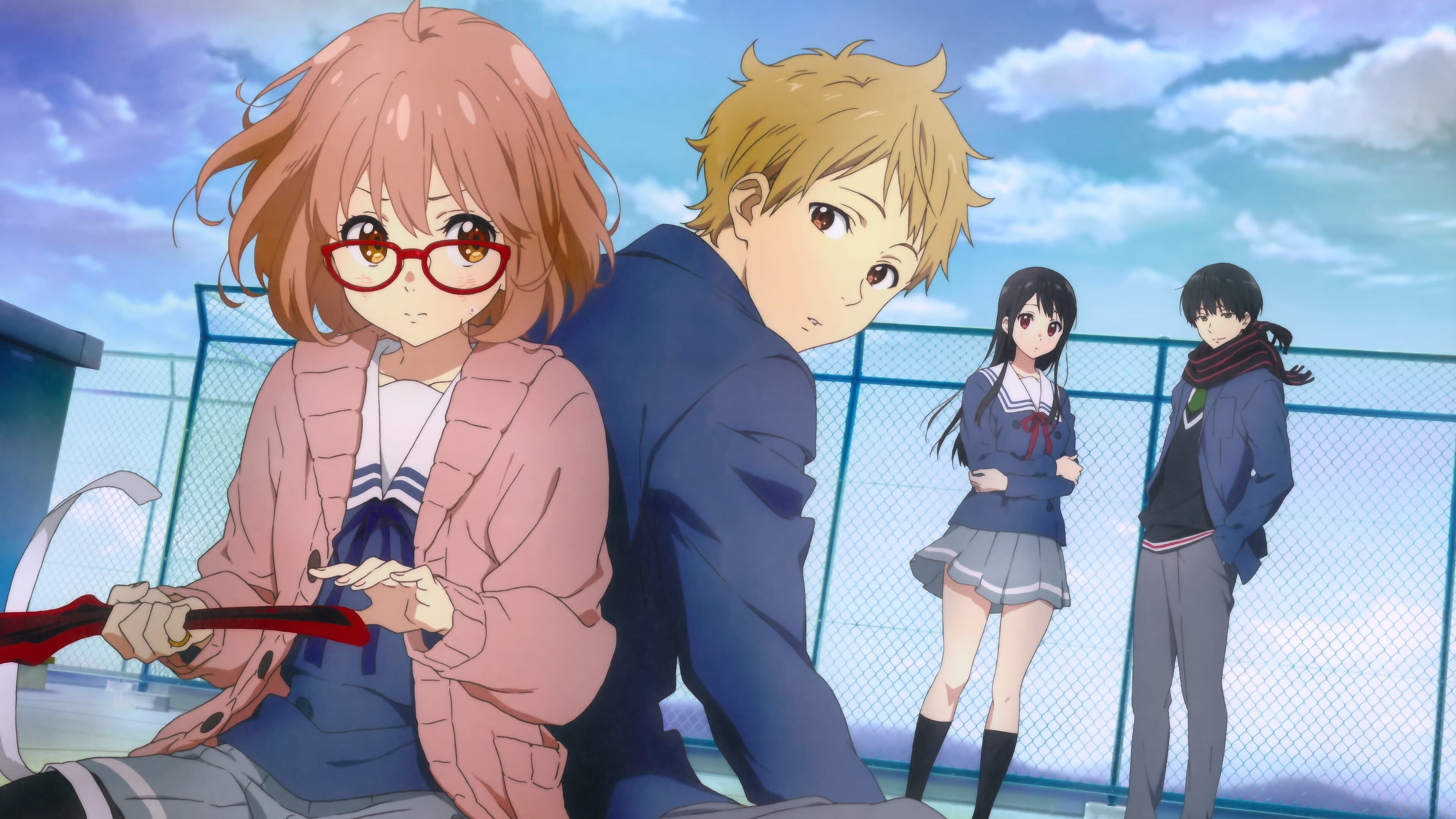 Beyond the Boundary Anime, Gripping TV series, Thrilling adventure, Memorable moments, 3840x2160 4K Desktop