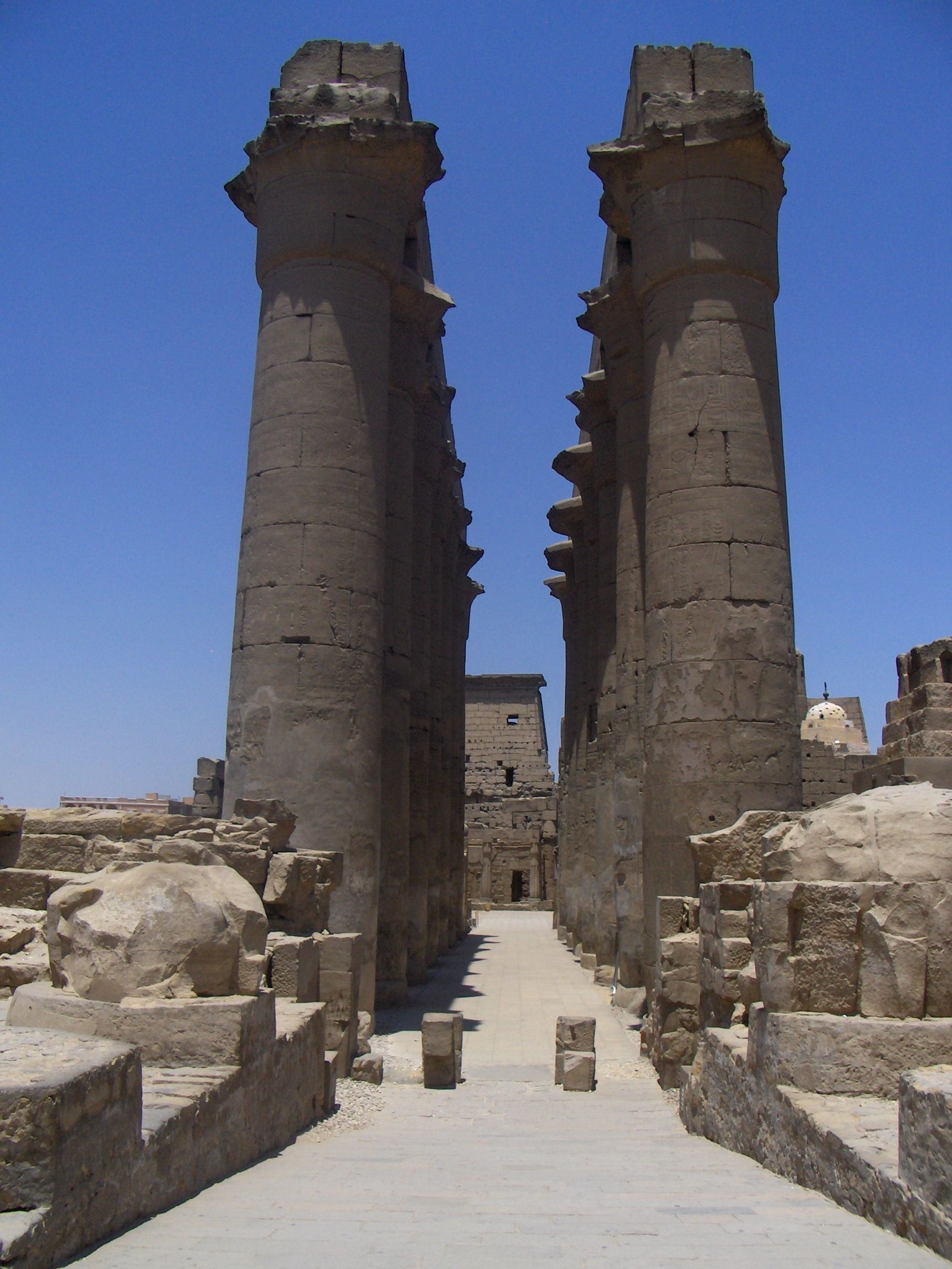Luxor Temple Egypt, Amenhotep's colonnade at Luxor Temple, Valley of the Kings, Travels, 1730x2310 HD Phone