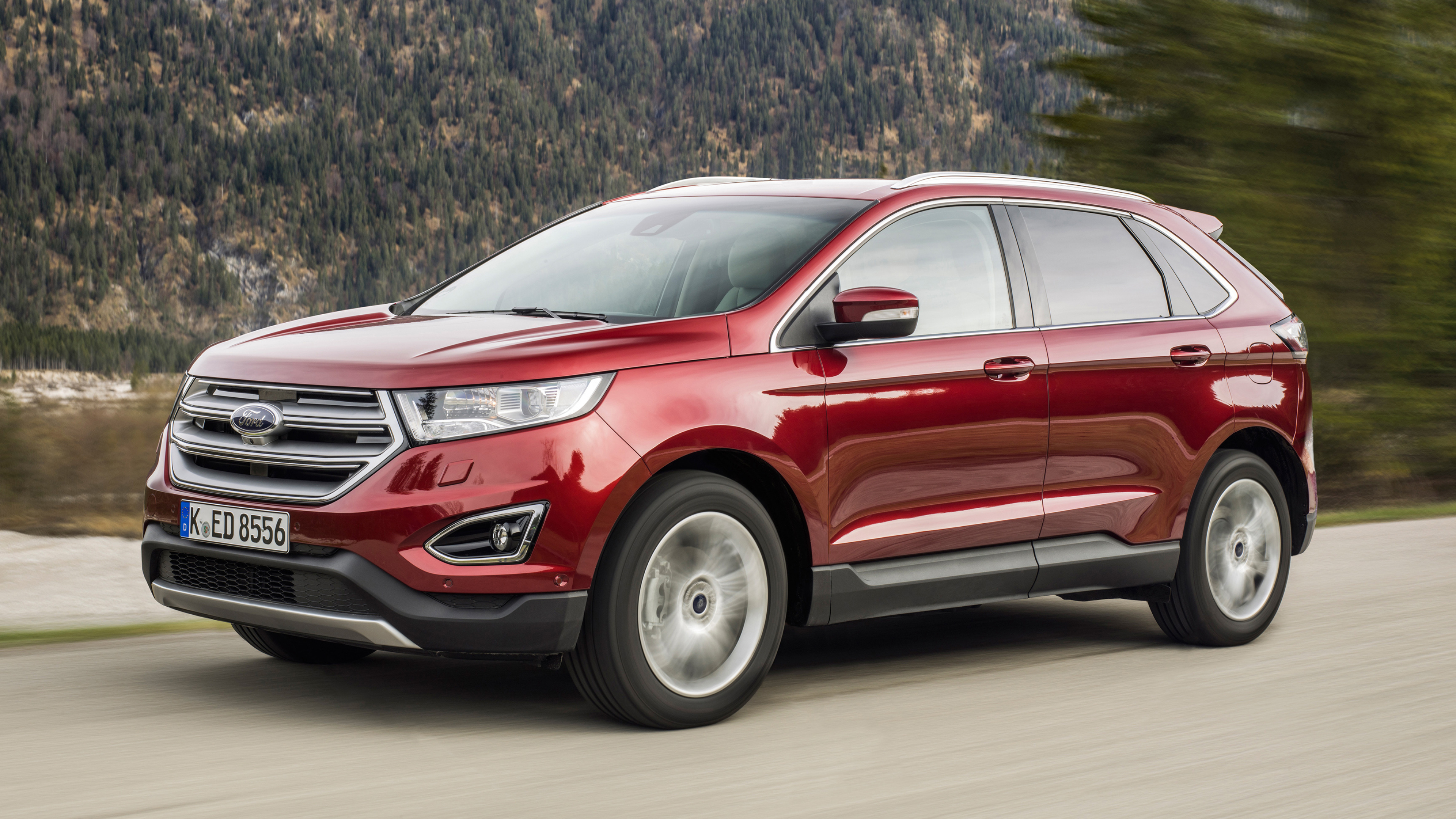 Ford Edge, Stylish and versatile, Efficient performance, Advanced safety features, 3840x2160 4K Desktop
