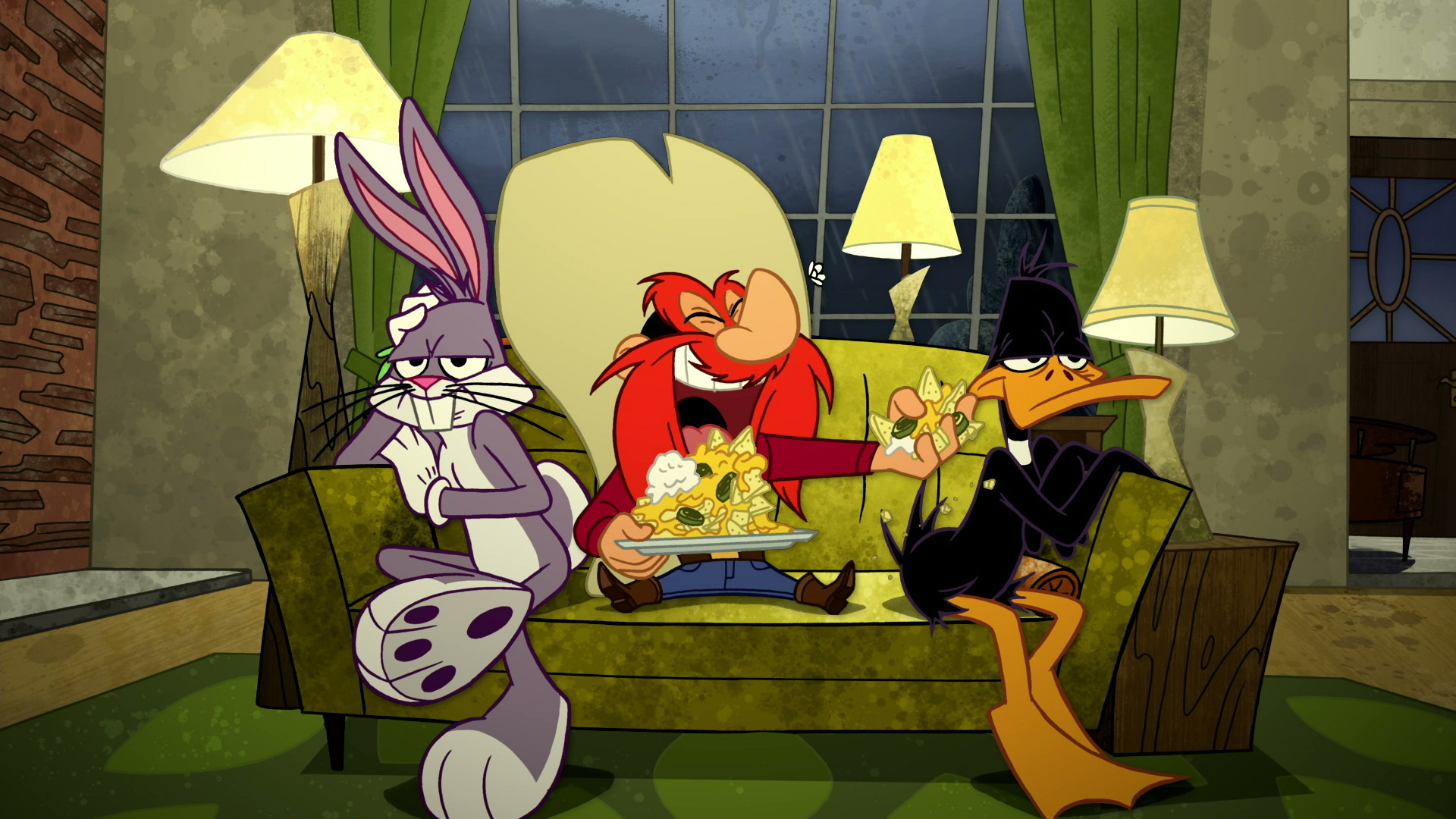 Yosemite Sam, Looney Tunes, Bugs Bunny, Daffy Duck, 1920x1080 Full HD Desktop