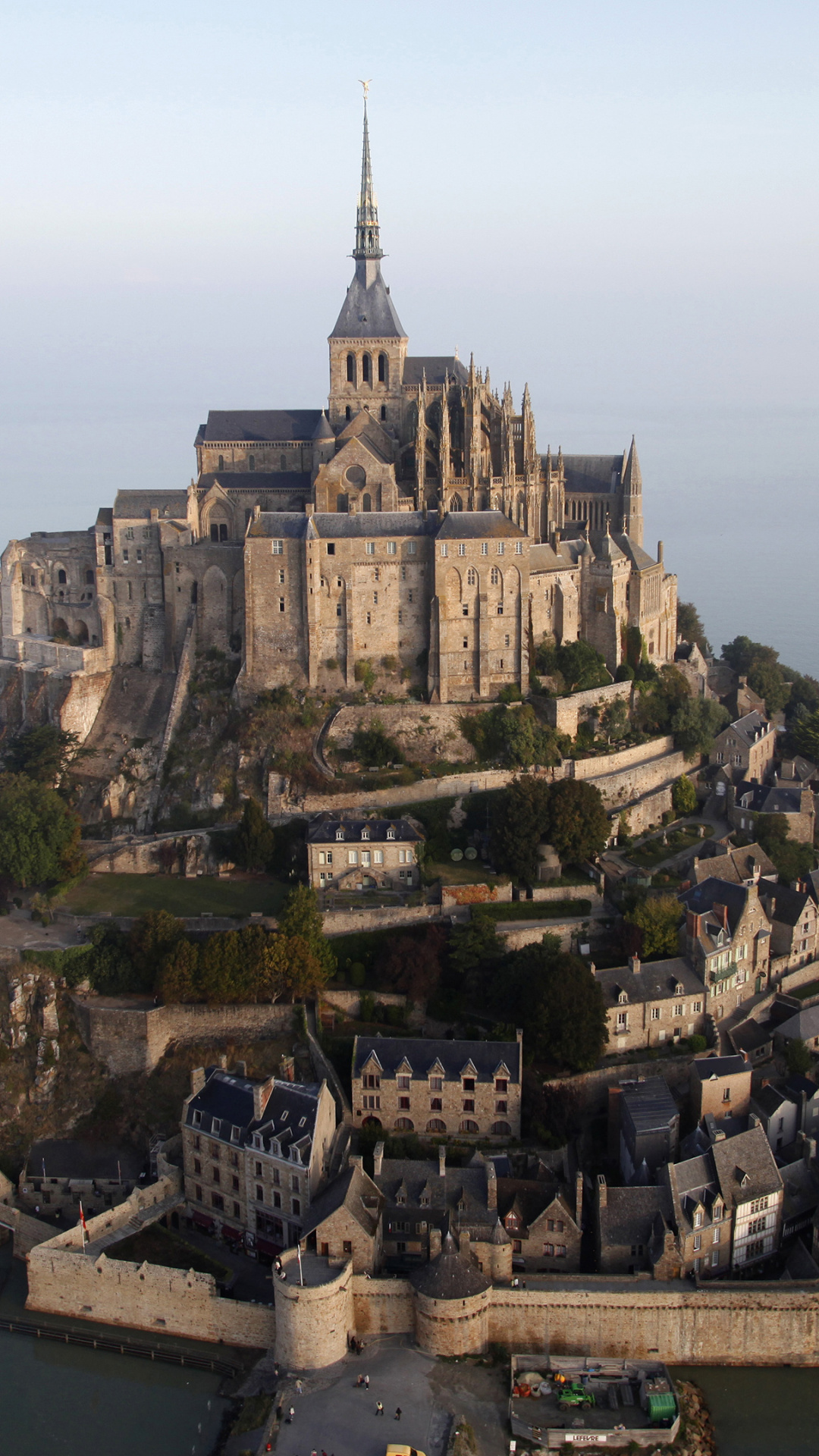 Mont Saint Michel, WQHD wallpaper, Quad HD resolution, Stunning visuals, 1080x1920 Full HD Phone