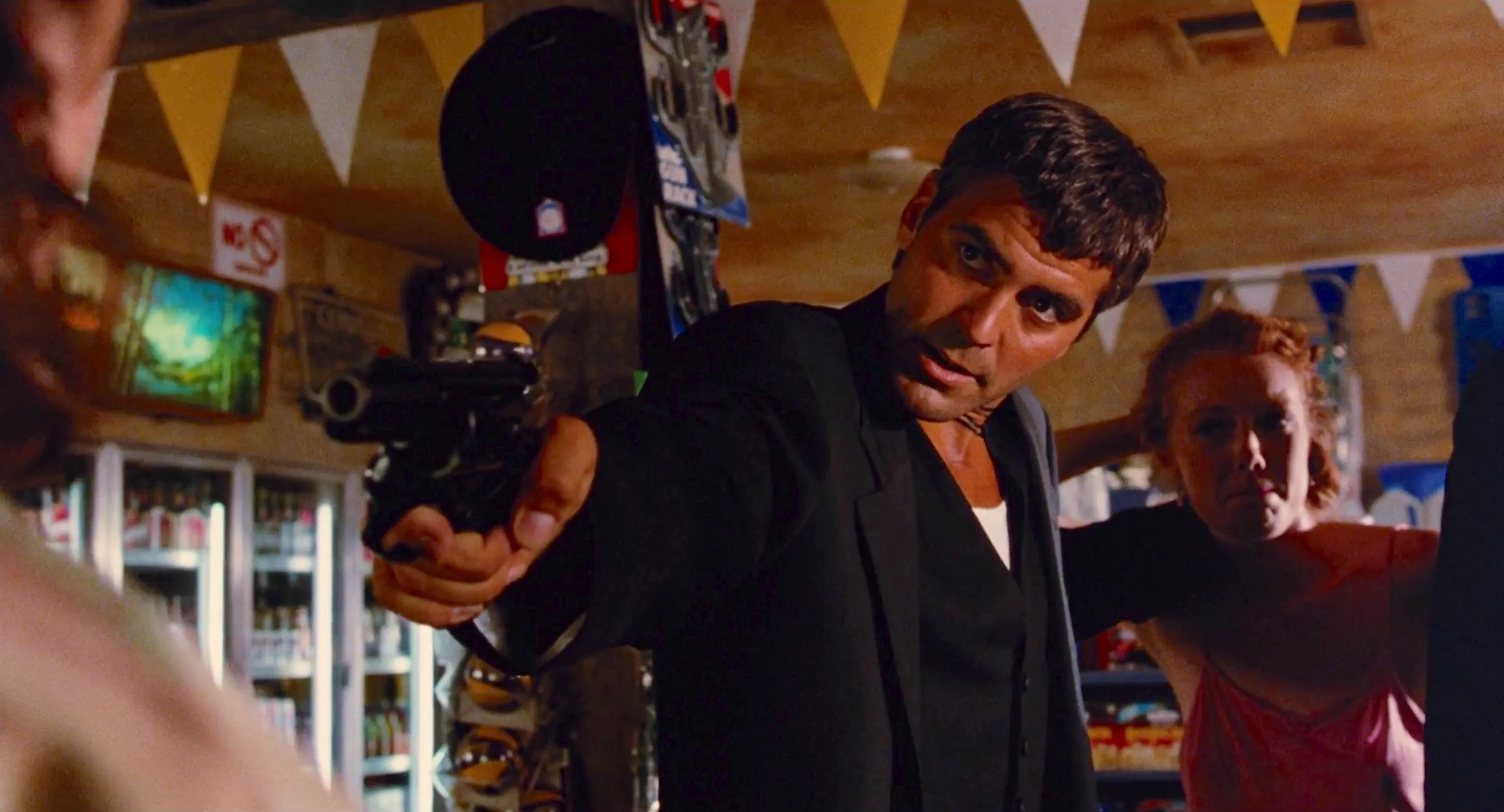 George Clooney, BAMF style, Movie character, On-screen presence, 3360x1820 HD Desktop