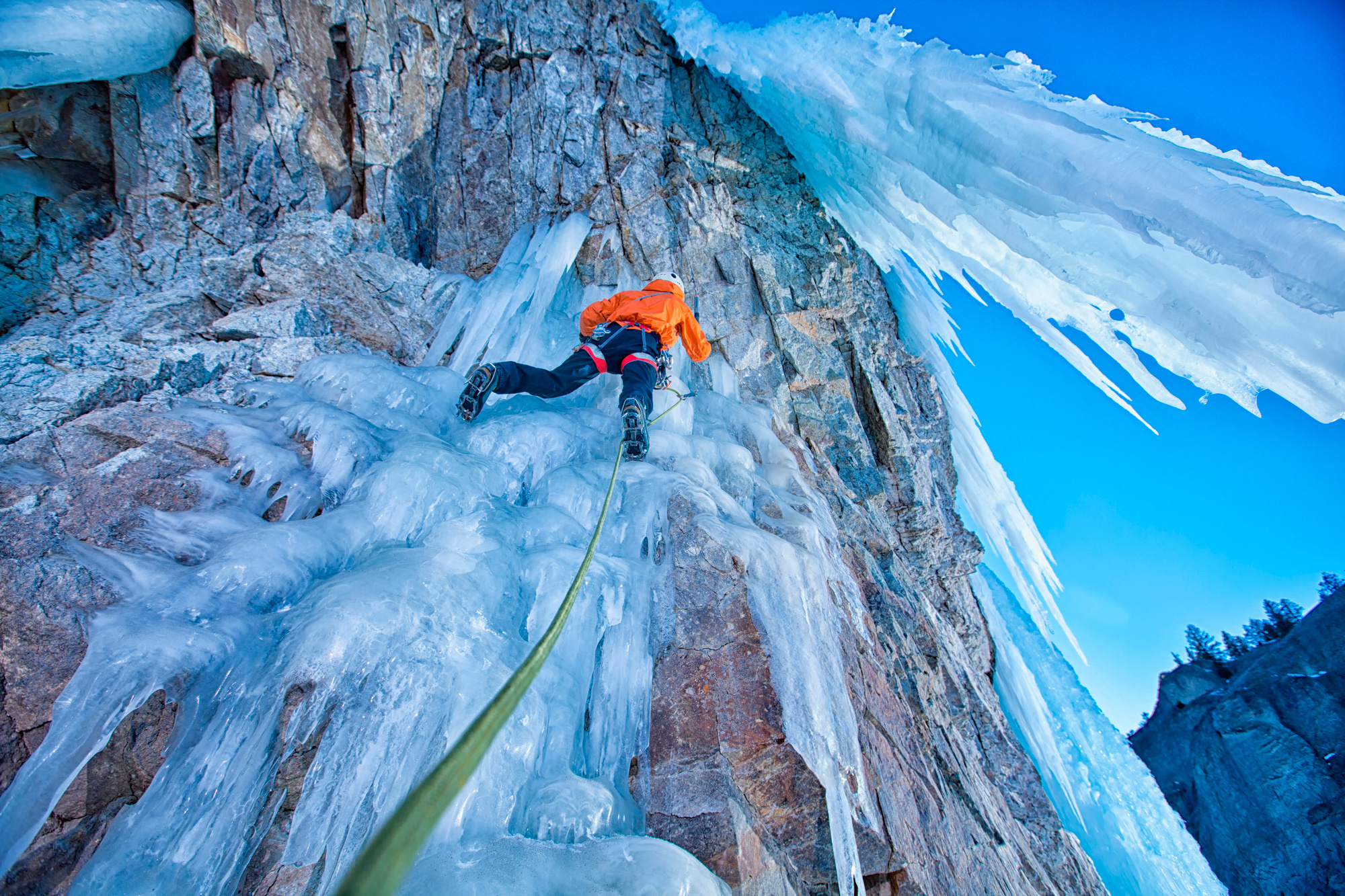 Ice Climbing: Adrenaline Junkies, Extreme Winter Sports In Kouchibouguac National Park, Canada. 2000x1340 HD Wallpaper.