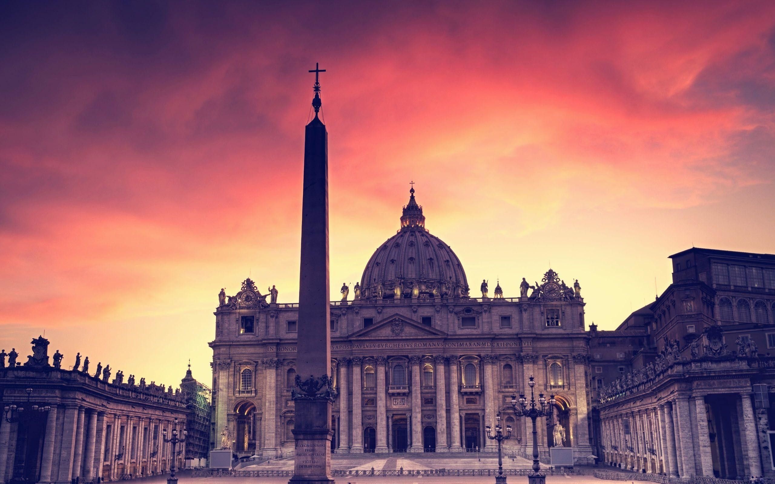St. Peter's Cathedral, Vatican City, Vatican City wallpapers, Spiritual center, 2560x1600 HD Desktop
