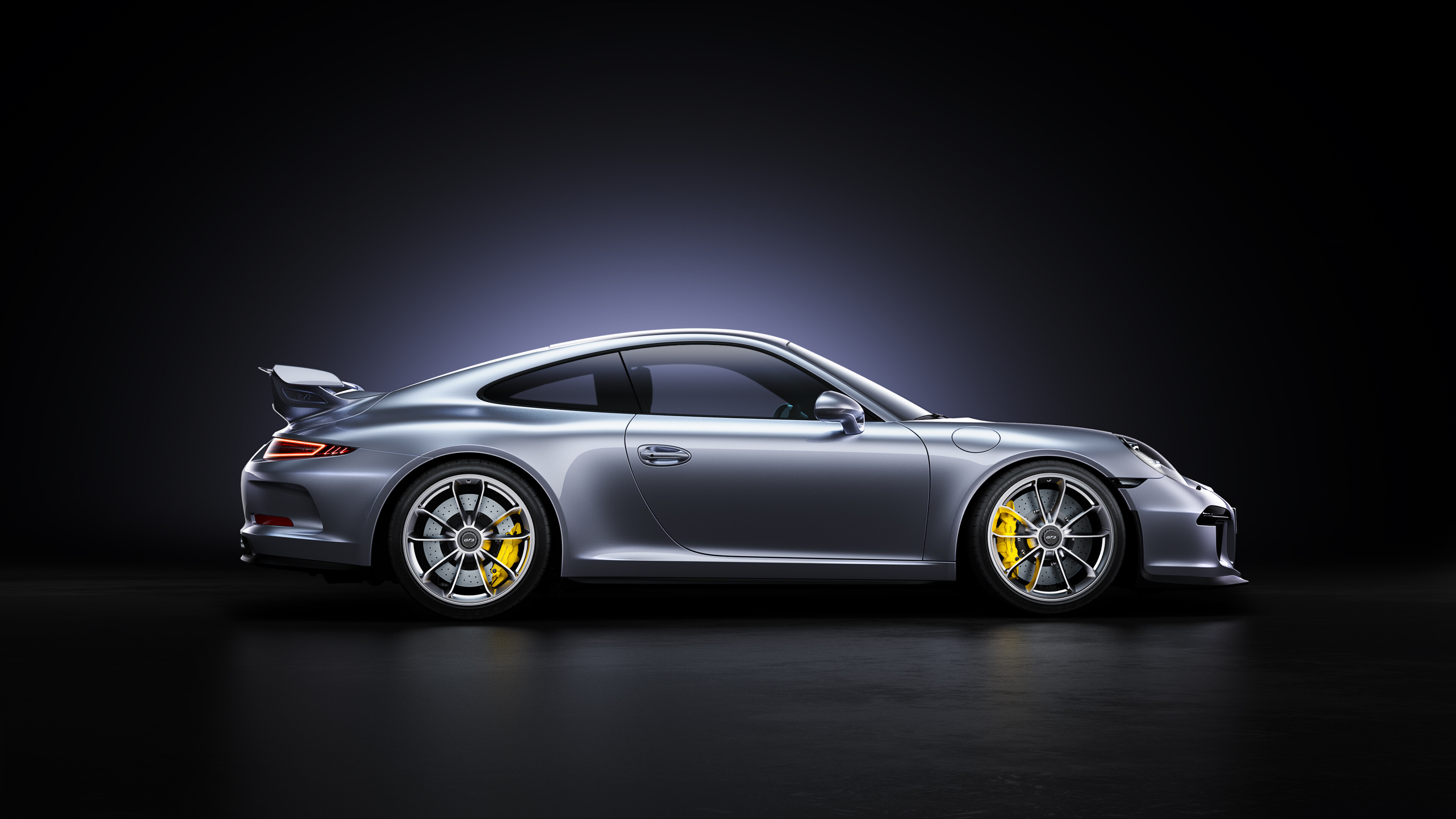 Porsche: It is a line of high-performance models, which began with the 1973 911 Carrera RS. 3840x2160 4K Background.