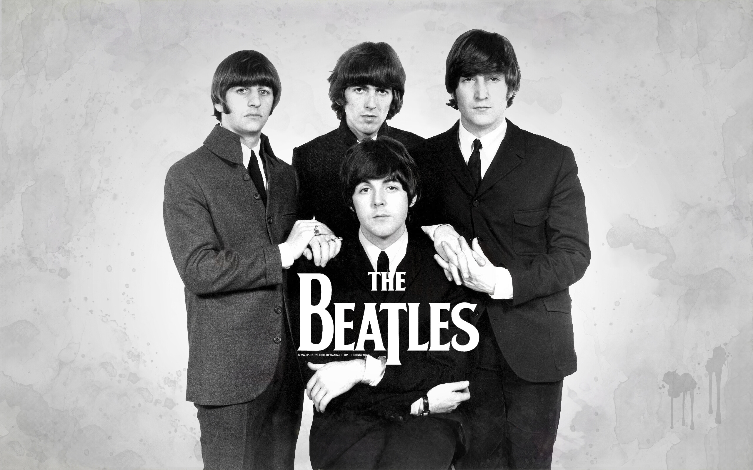 The Beatles: Music, The band evolved from John Lennon's group, the Quarrymen. 2560x1600 HD Background.