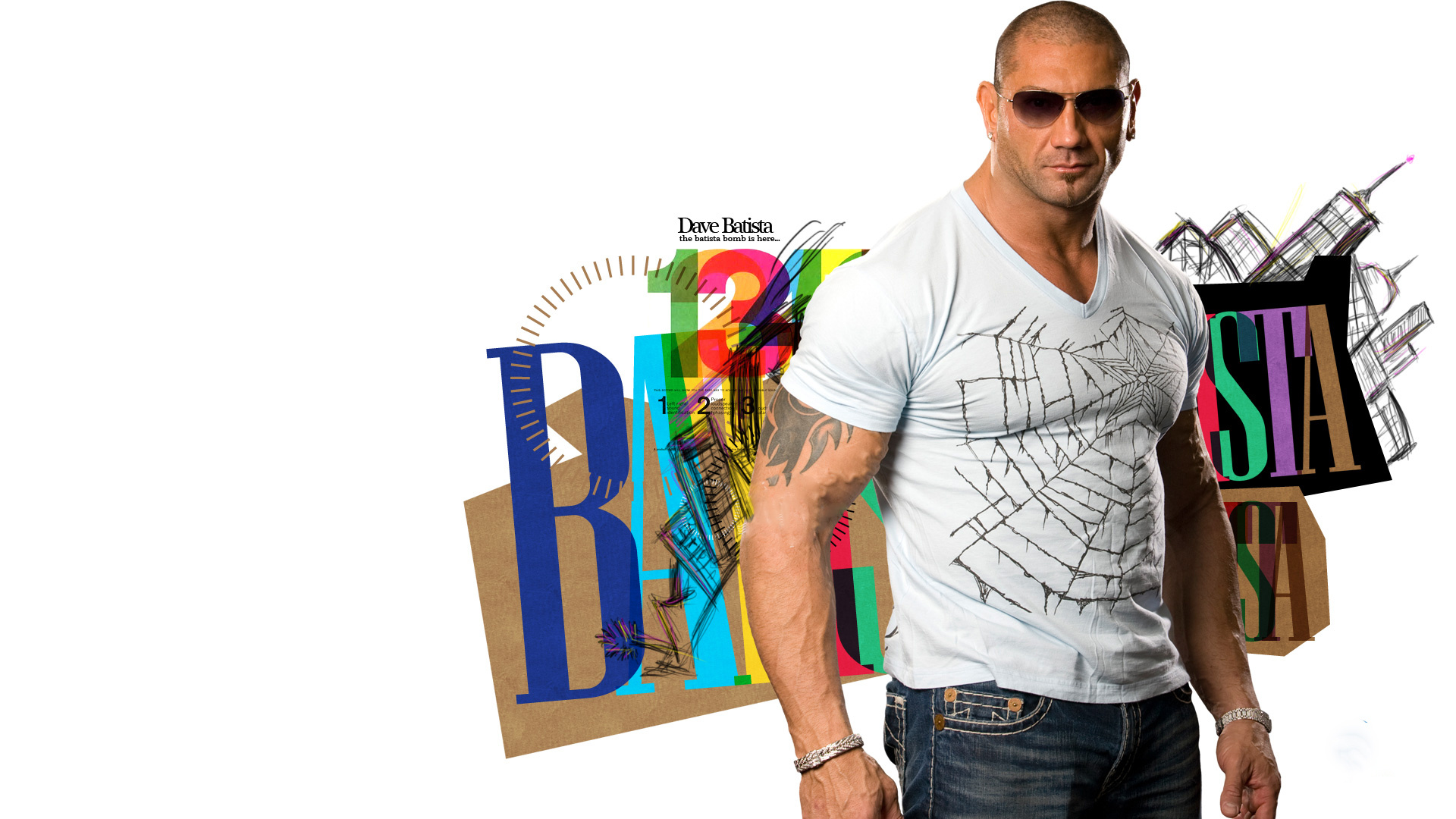 Dave Bautista, High resolution wallpapers, Quality download, 1920x1080 Full HD Desktop