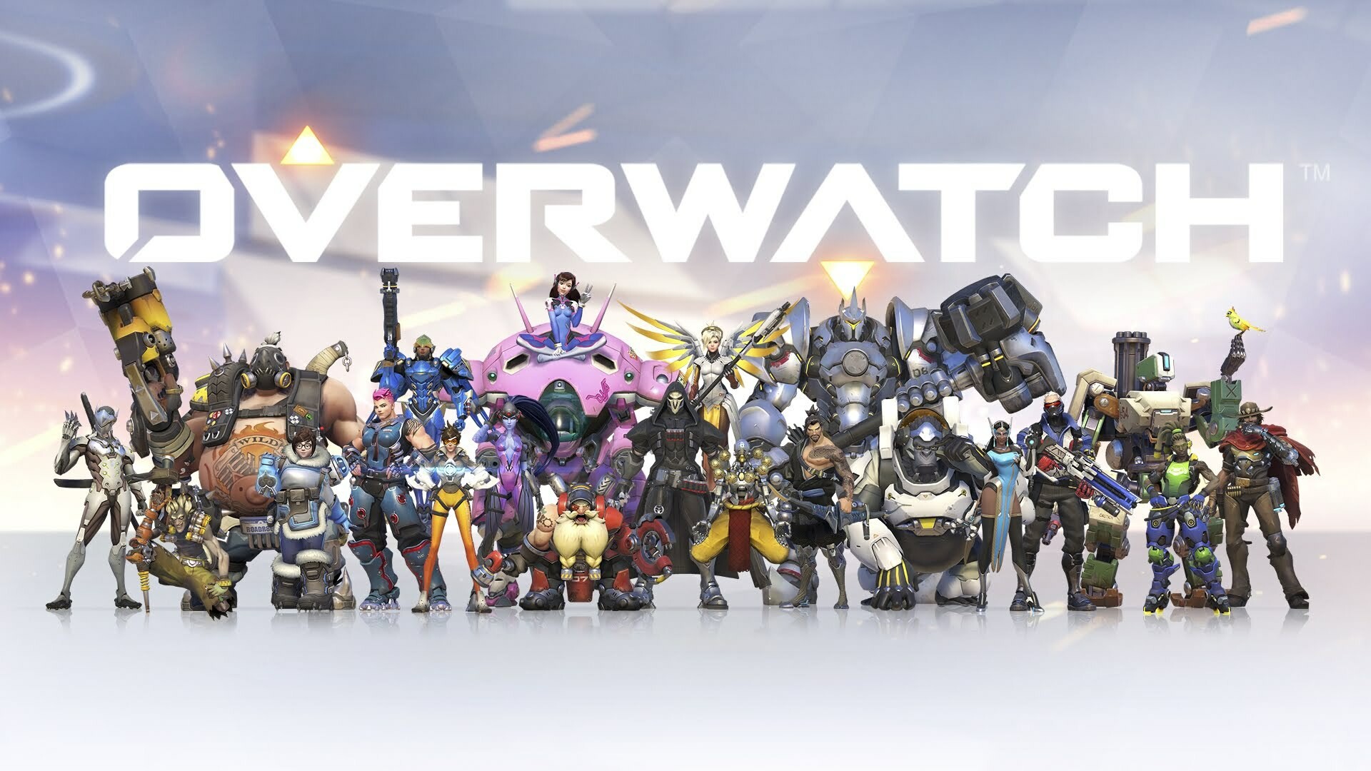 Overwatch: Two teams of six players, Game servers are hosted by Blizzard. 1920x1080 Full HD Wallpaper.