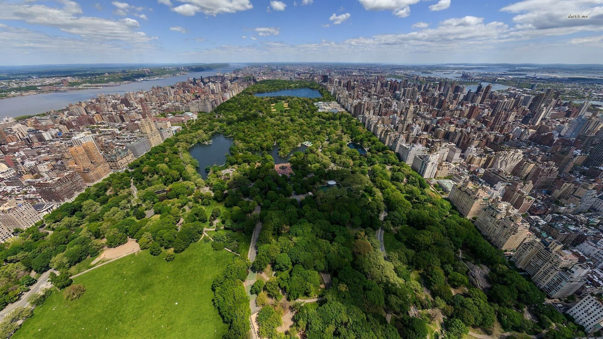 Central Park Aerial View, Park Wallpaper, 1920x1080 Full HD Desktop