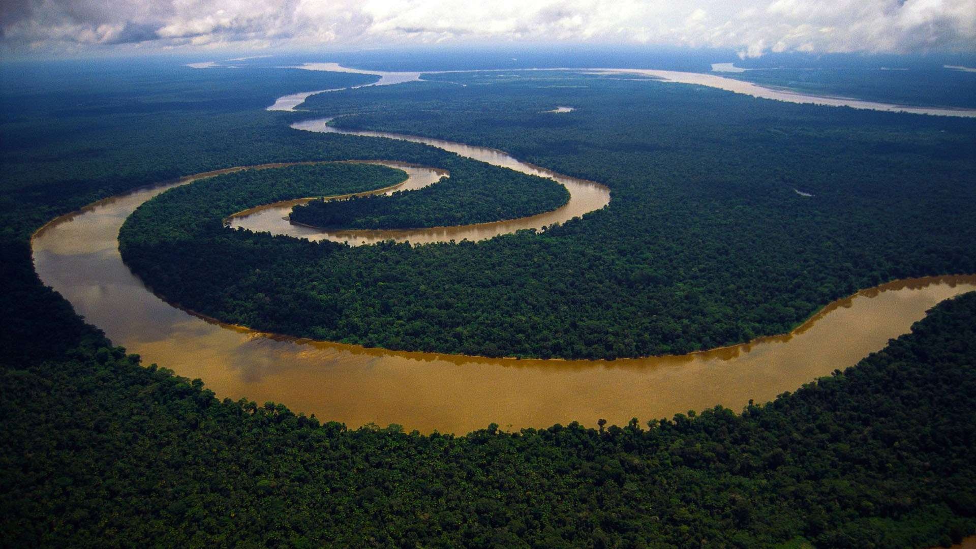 The Amazon River, Brazilian wonder, Thousand wonders, 1920x1080 Full HD Desktop
