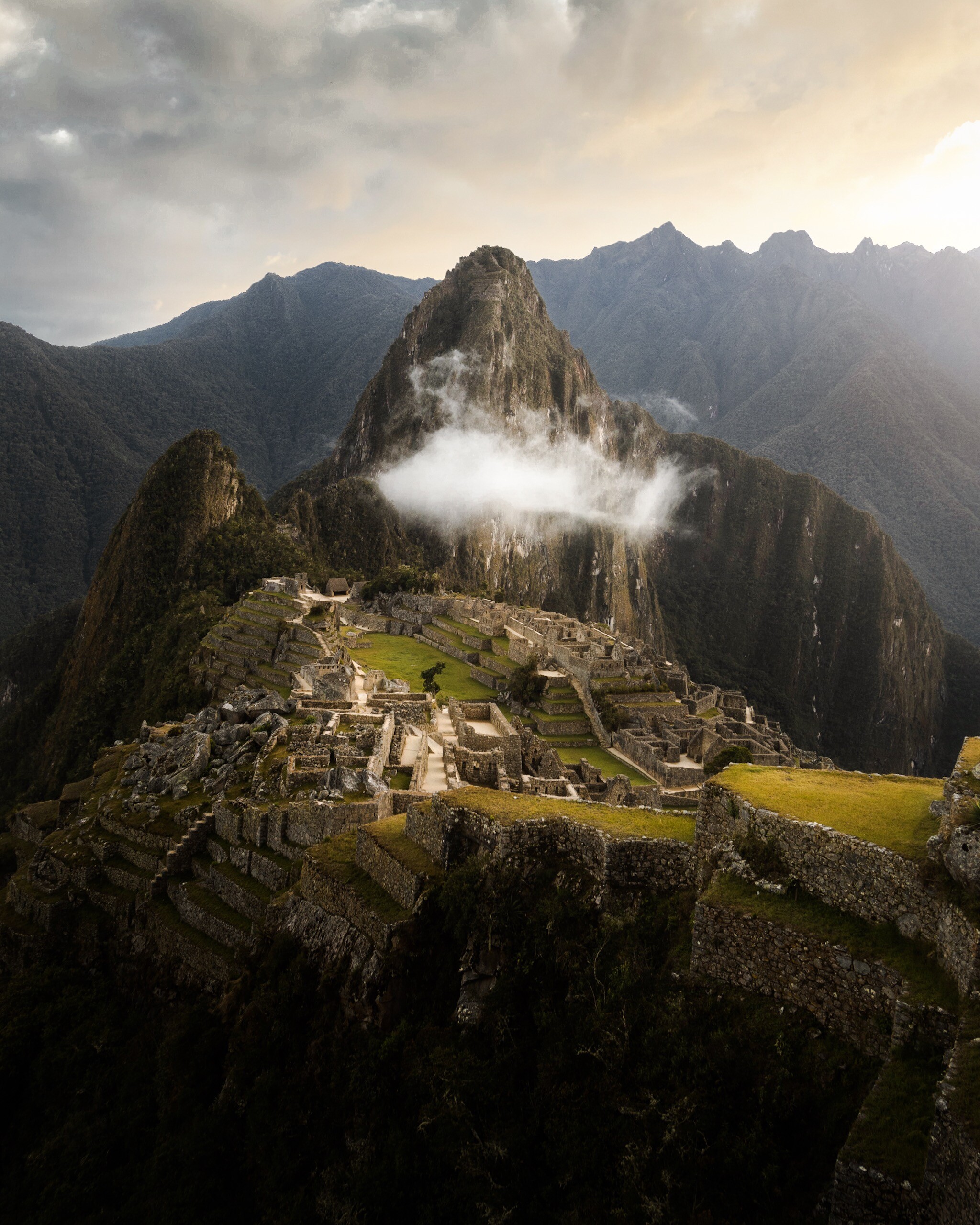 Machu Picchu: Located in the Machupicchu District within Urubamba Province. 2050x2560 HD Wallpaper.