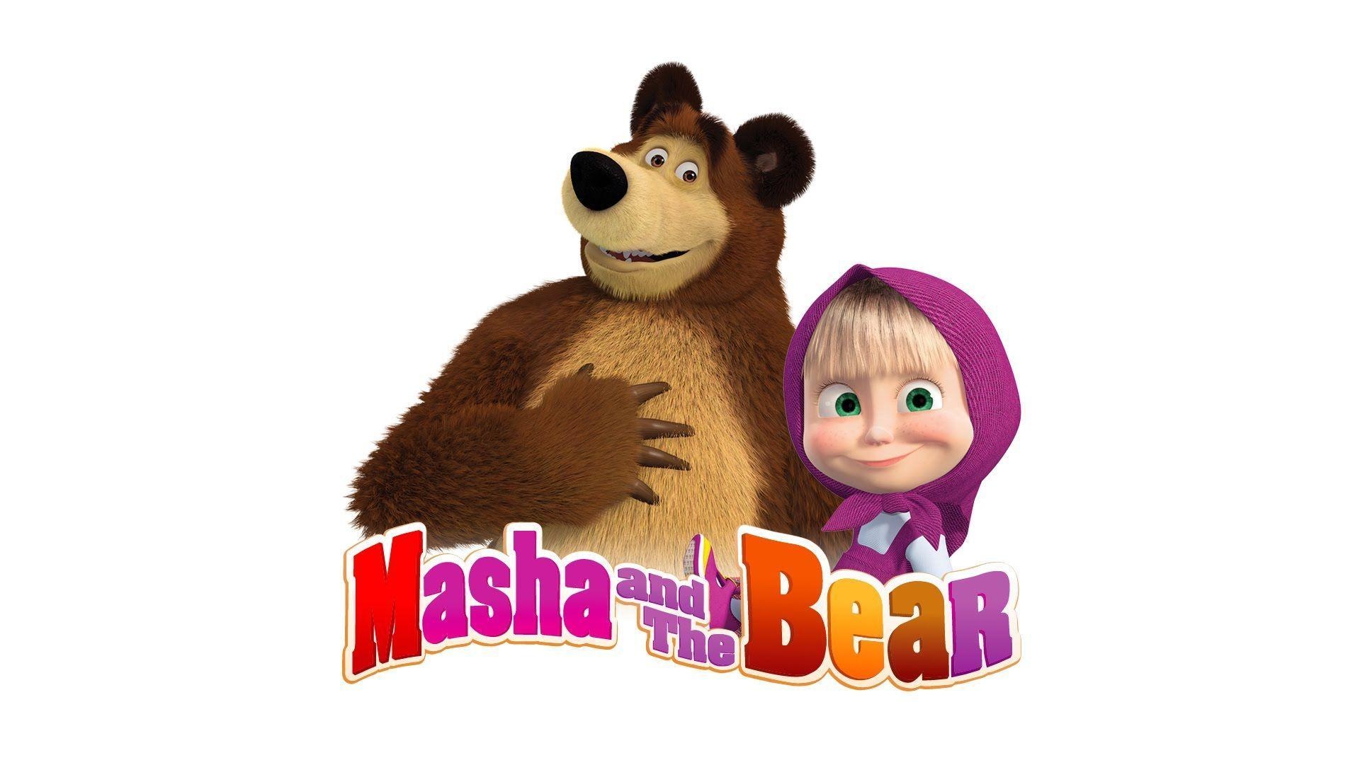 Masha and the Bear, Animated series, 4K wallpapers, Adorable characters, 1920x1090 HD Desktop
