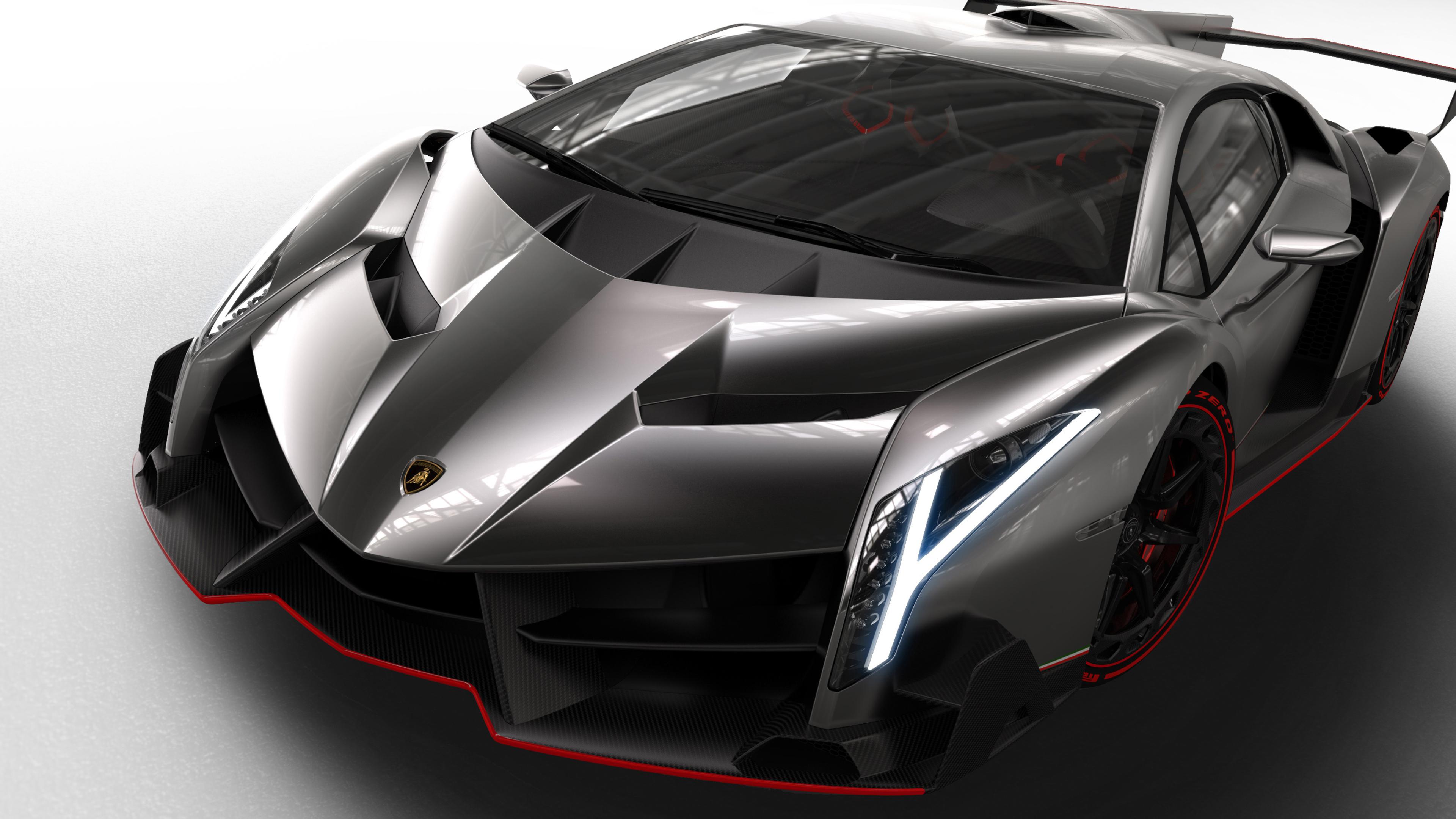 Lamborghini Veneno, Auto design, Limited edition, Aerospace inspiration, 3840x2160 4K Desktop