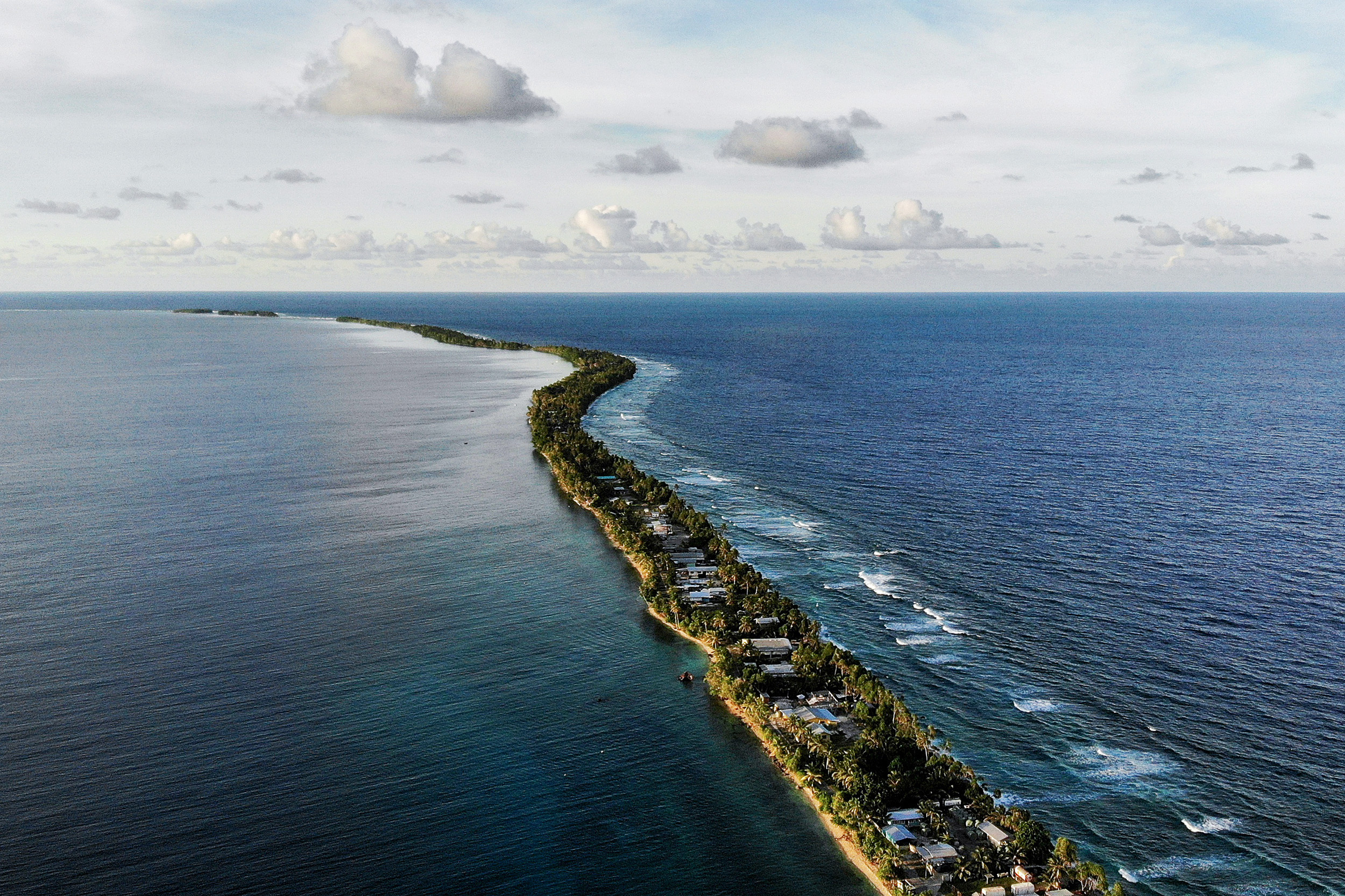 Funafuti Atoll, Island nations at risk, Climate change struggle, Urgent message, 2500x1670 HD Desktop