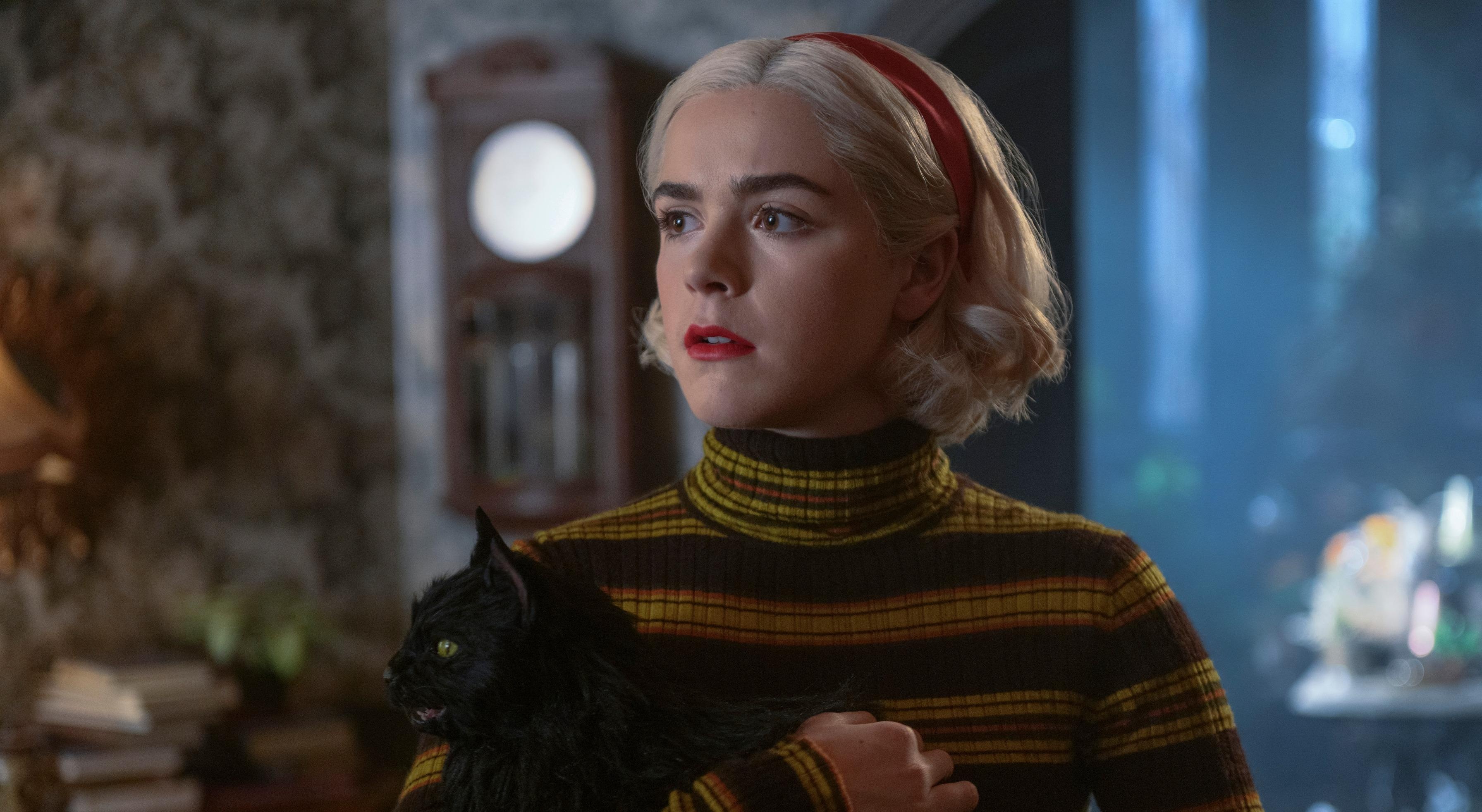 Chilling Adventures of Sabrina, TV Shows, Teen witch drama, Supernatural elements, 3590x1970 HD Desktop