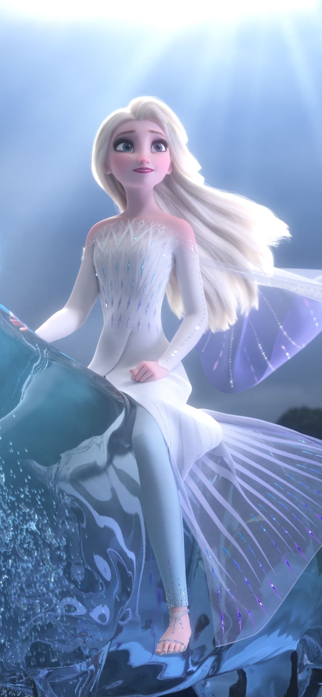 Elsa, Frozen, Animation, Beautiful wallpapers, 1130x2440 HD Phone