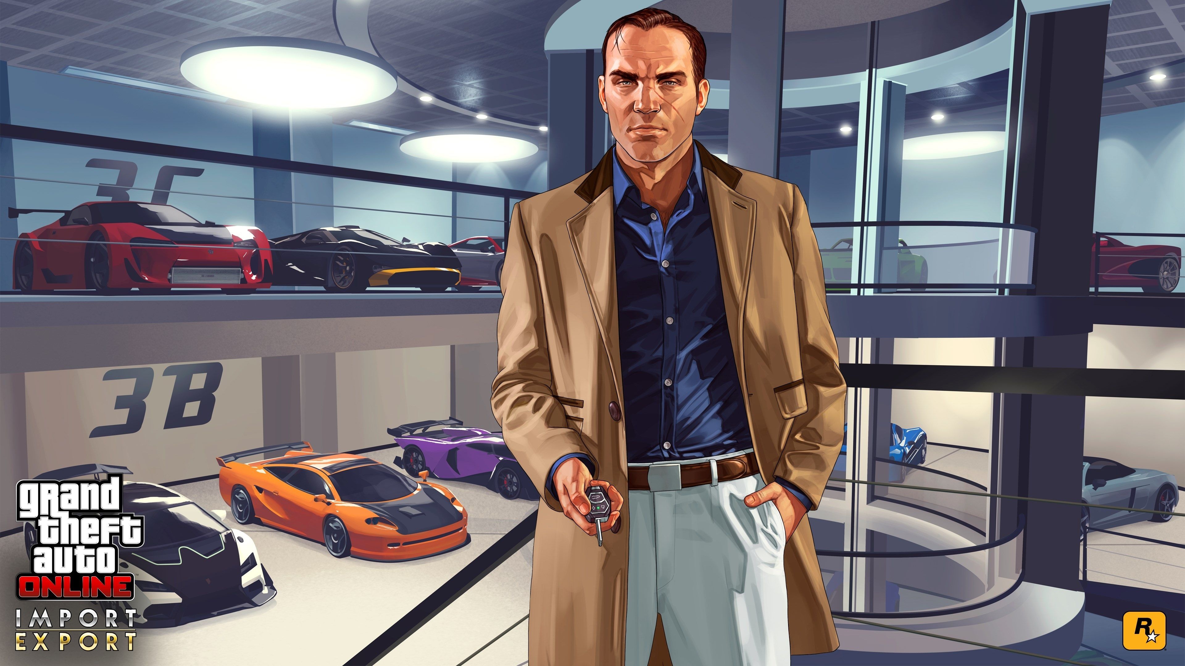 Grand Theft Auto, Cool wallpaper, Video games, Text logo, 3840x2160 4K Desktop
