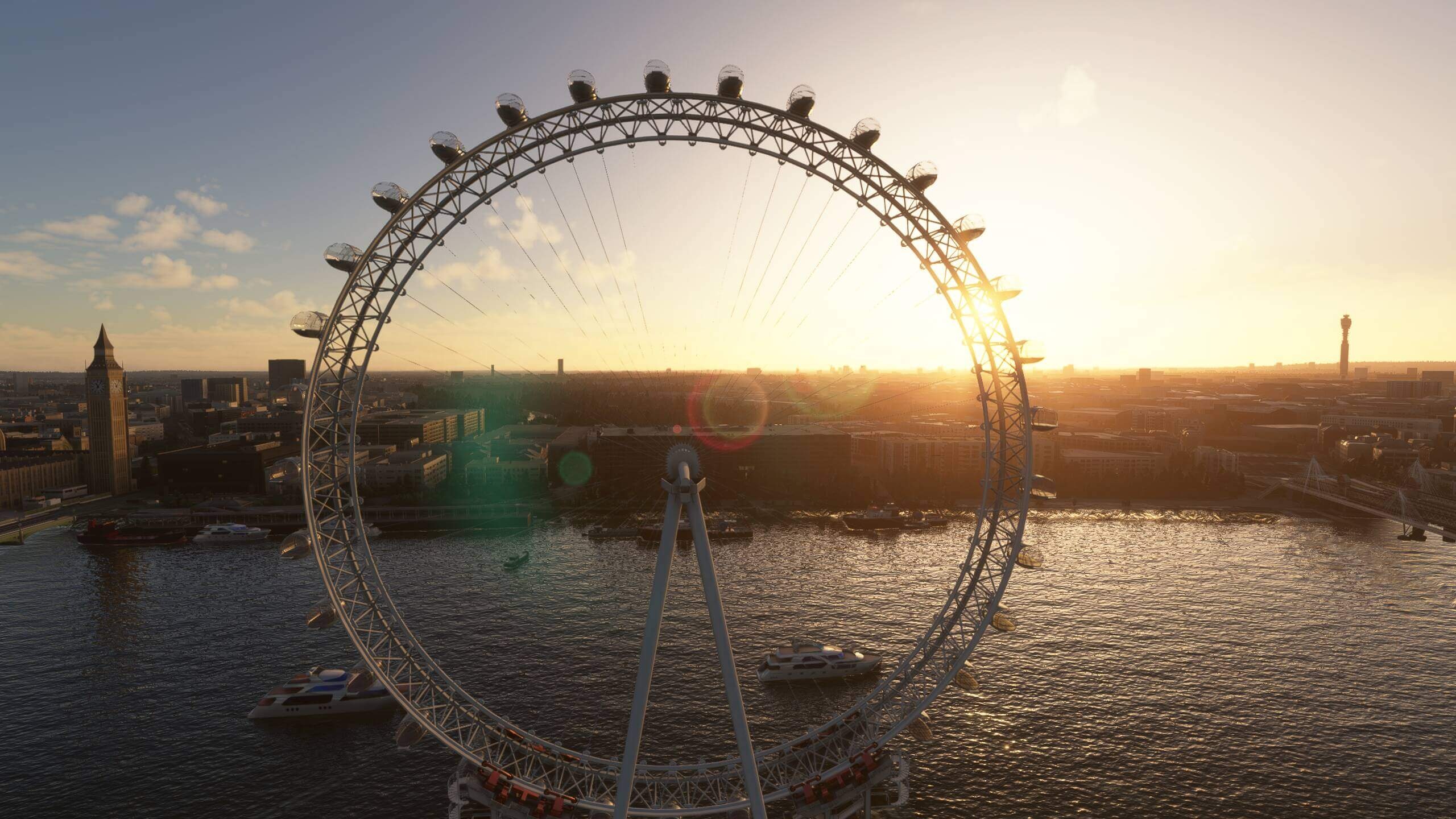 London Eye, Development update, News and announcements, Flight simulator, 2560x1440 HD Desktop