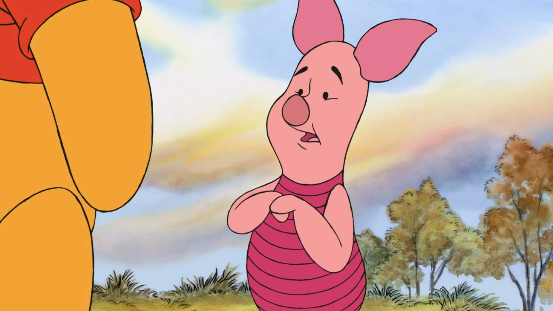 Piglet, Animation, Winnie-the-Pooh, Disney character, 1920x1080 Full HD Desktop