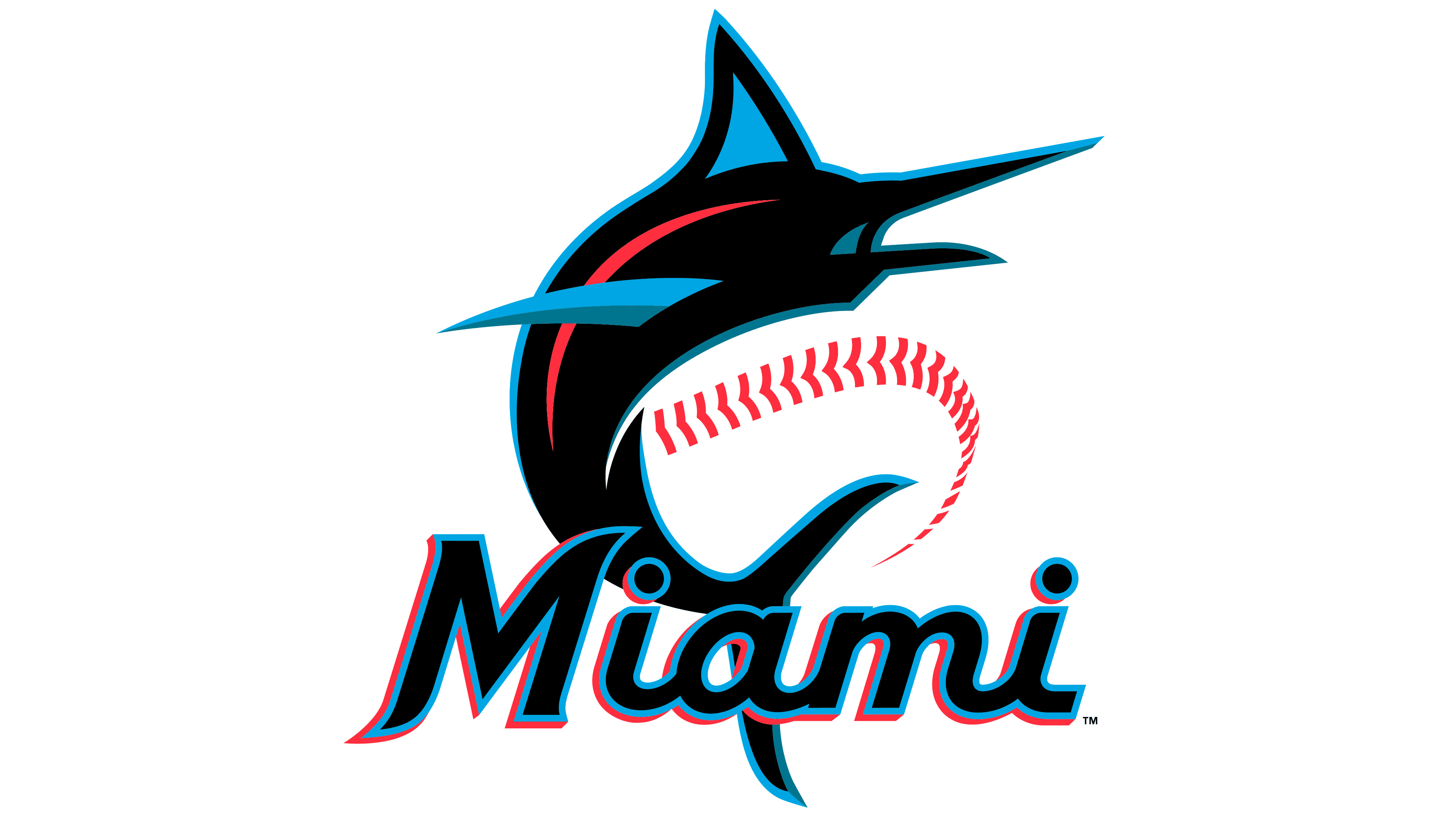 Miami Marlins, Marlin's logo, symbol meaning, history png, 3840x2160 4K Desktop