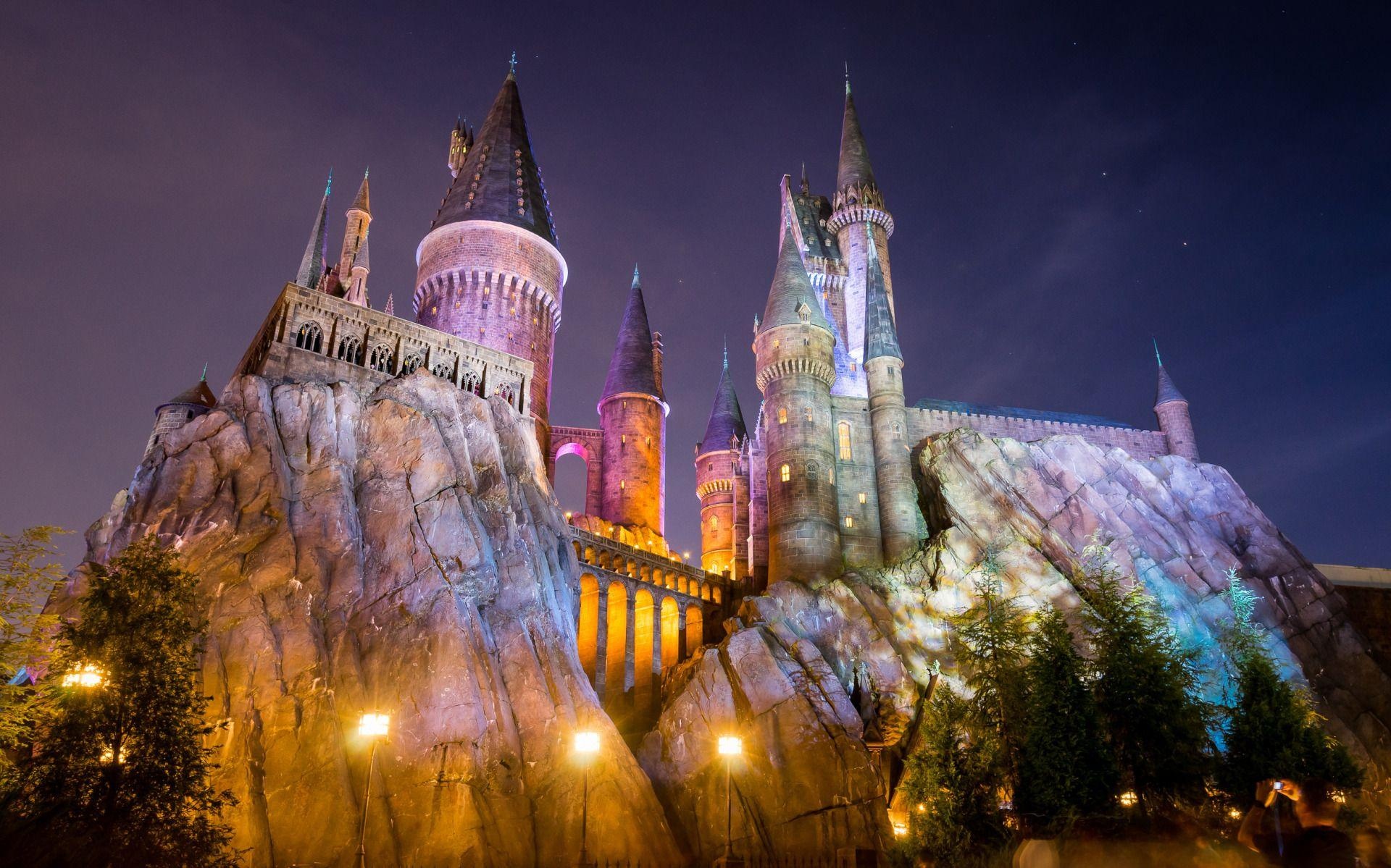 Universal Studios, Hogwarts Castle Wallpaper, 1920x1200 HD Desktop
