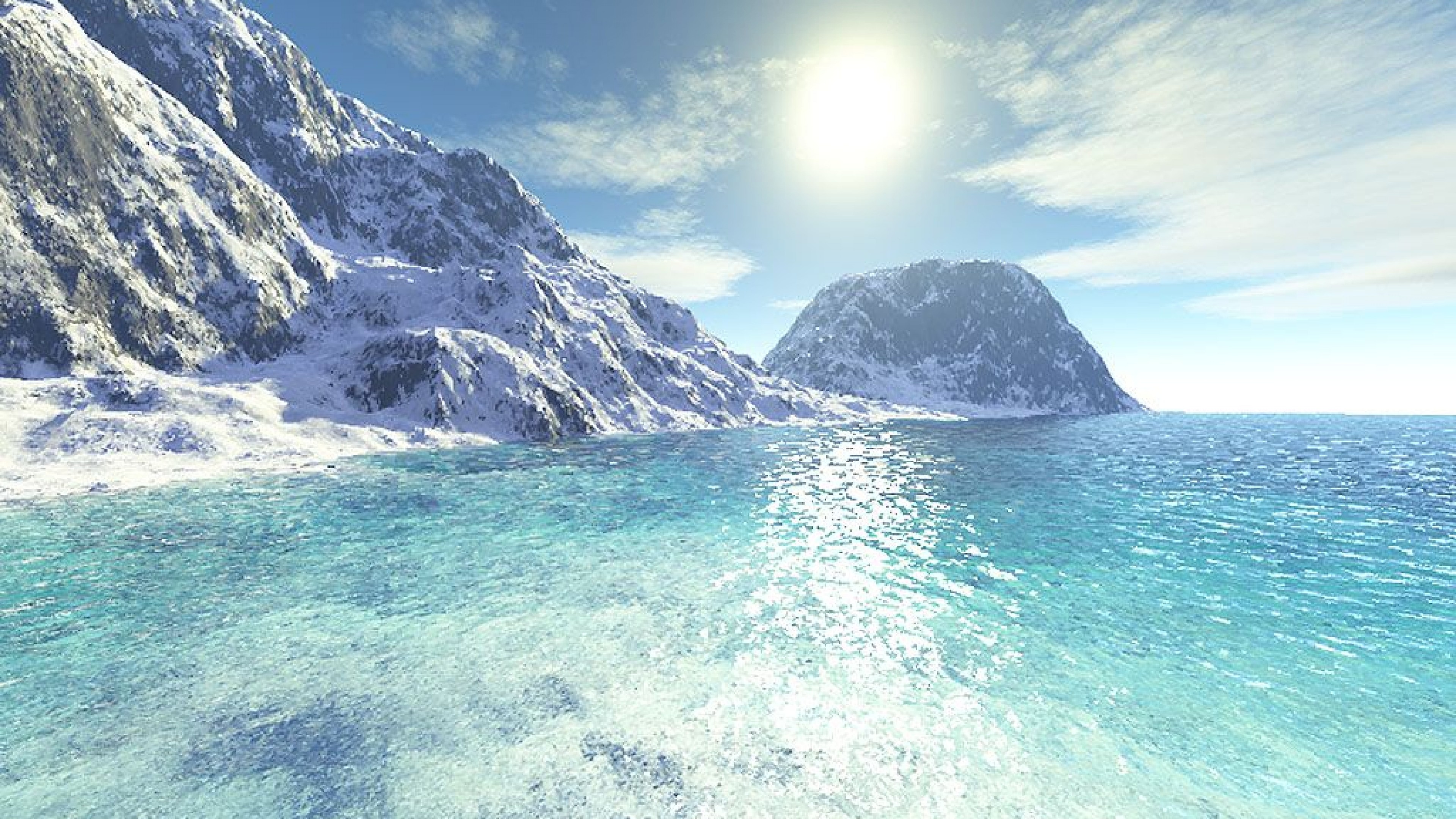 Lagoon, Blue paradise, HD wallpaper, Crystal clear waters, 3840x2160 4K Desktop