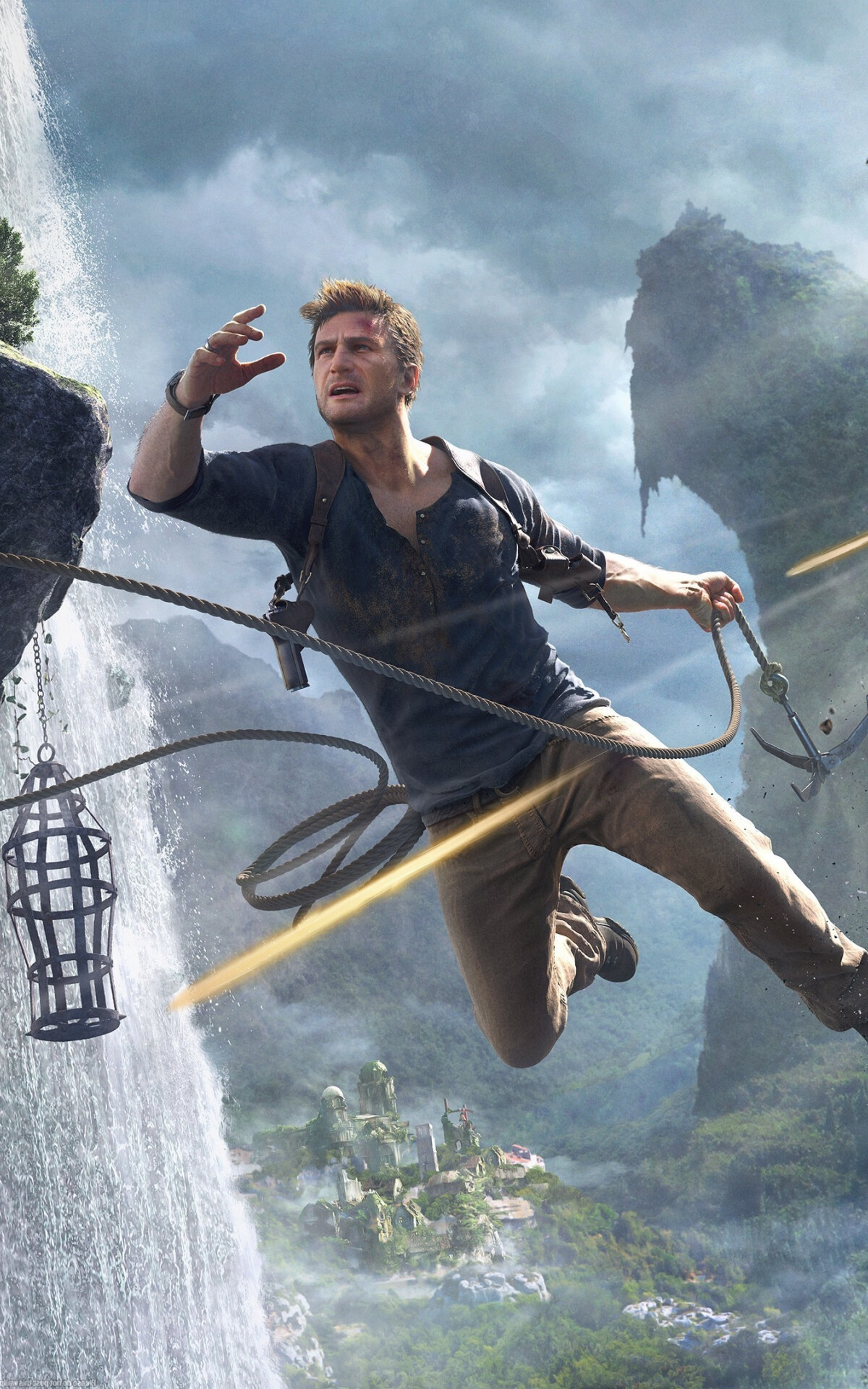 Uncharted: The design and personality of Drake have drawn comparisons to other video game and film characters, such as Lara Croft and Indiana Jones. 1200x1920 HD Wallpaper.