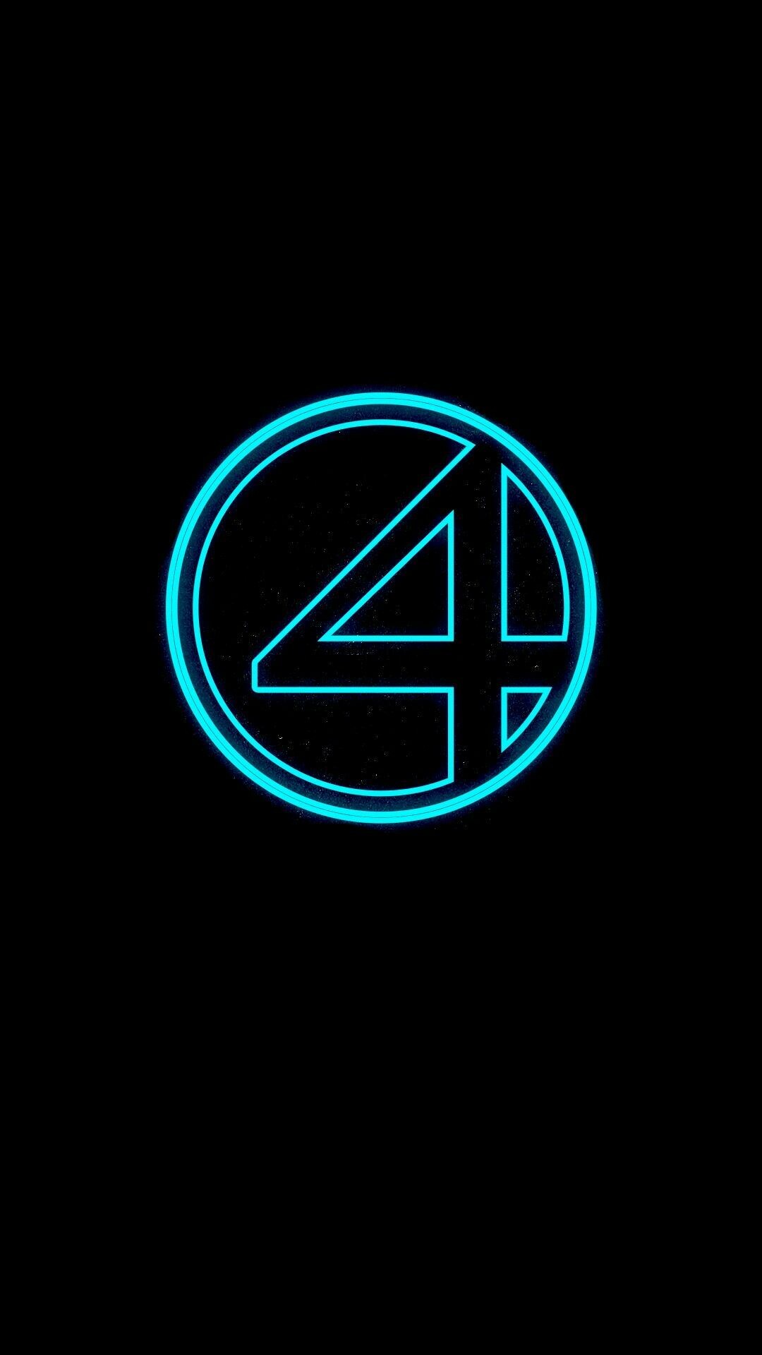 Fantastic 4: A story of fictional characters who gained superpowers after exposure to cosmic rays. 1080x1920 Full HD Background.