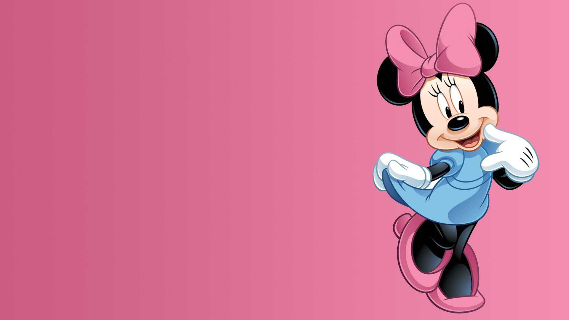 Minnie Mouse, Minnie wallpaper, Desktop background, Lovely illustration, 1920x1080 Full HD Desktop