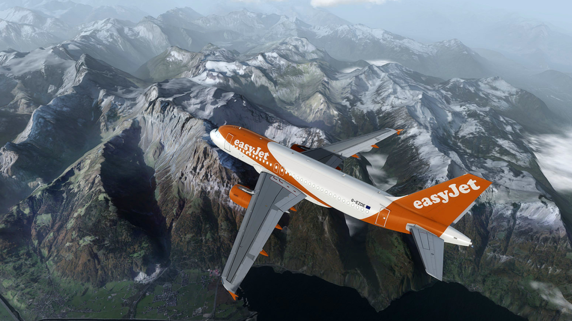 EasyJet Switzerland, Hassle-free travel, Affordable flights, Customer satisfaction, 1920x1080 Full HD Desktop