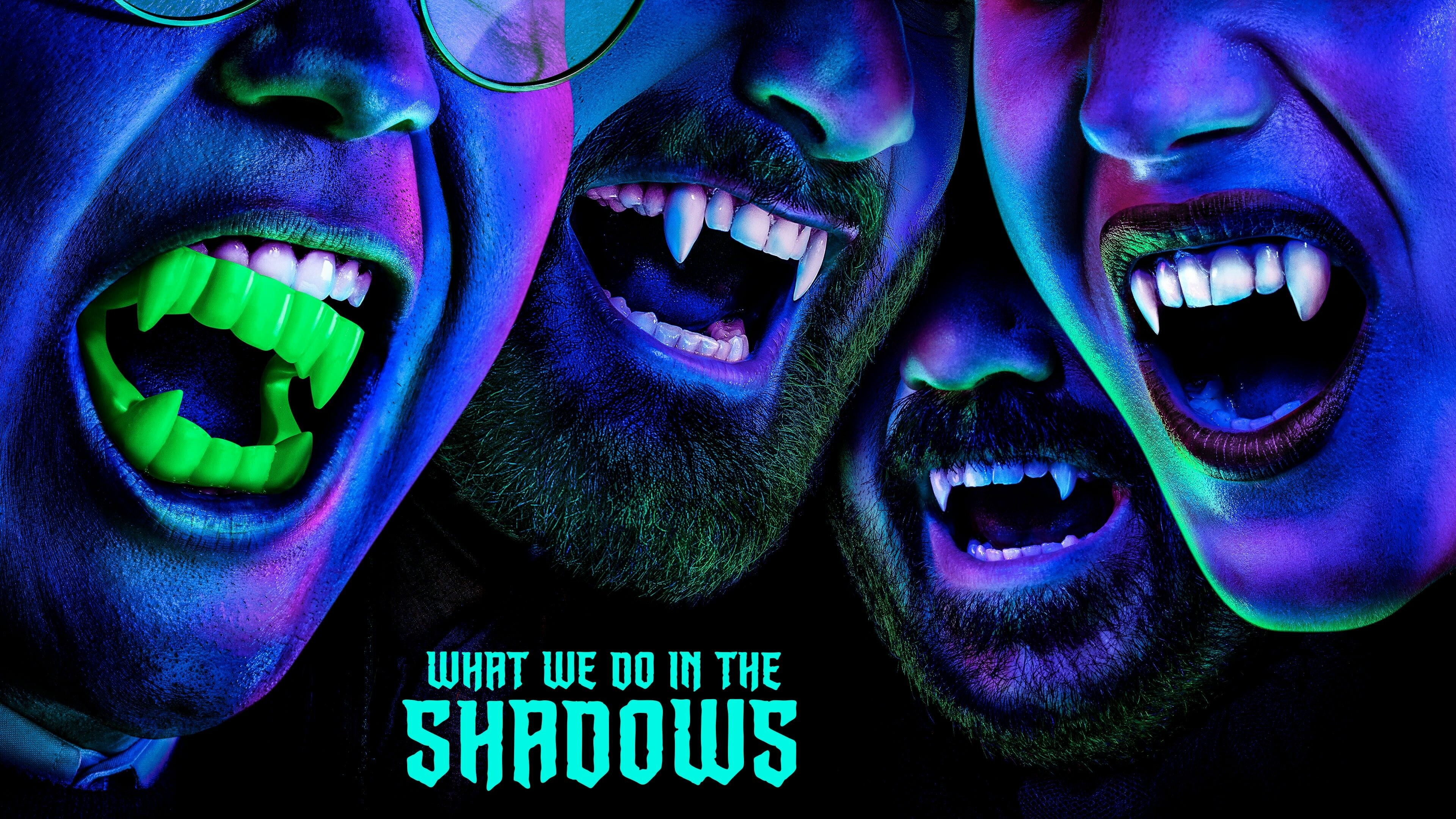 What We Do in the Shadows: Television series created by Jemaine Clement, Comedy horror. 3840x2160 4K Background.