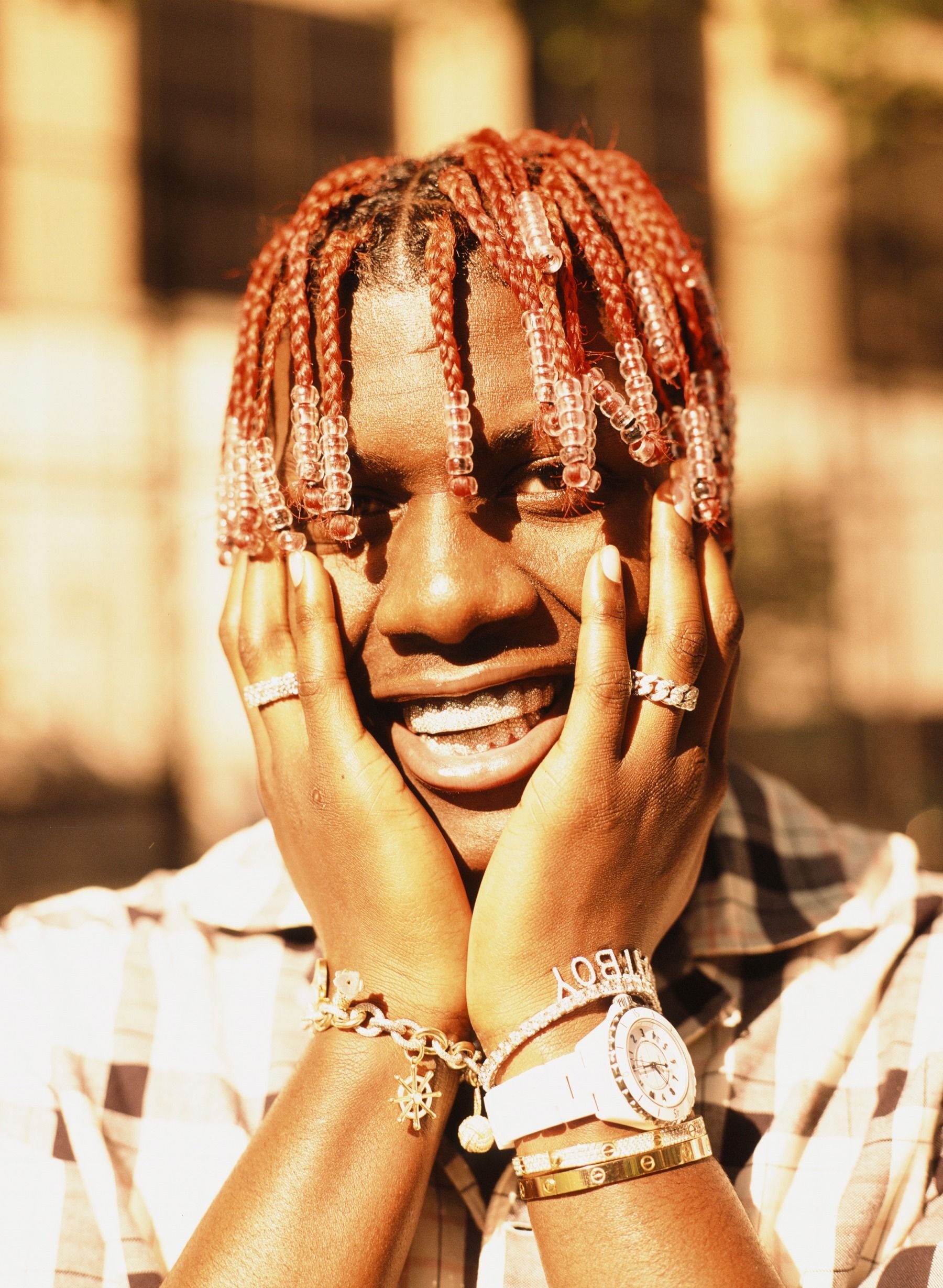 Lil Yachty, Brad Ogbonna photoshoot, Vibrant visuals, Exquisite art, 1800x2460 HD Phone