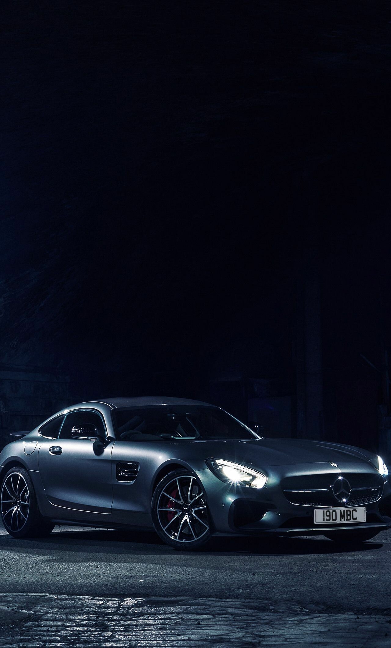 Mercedes-Benz: 2018 AMG GT, Luxury sports car, Automotive brand. 1280x2120 HD Wallpaper.